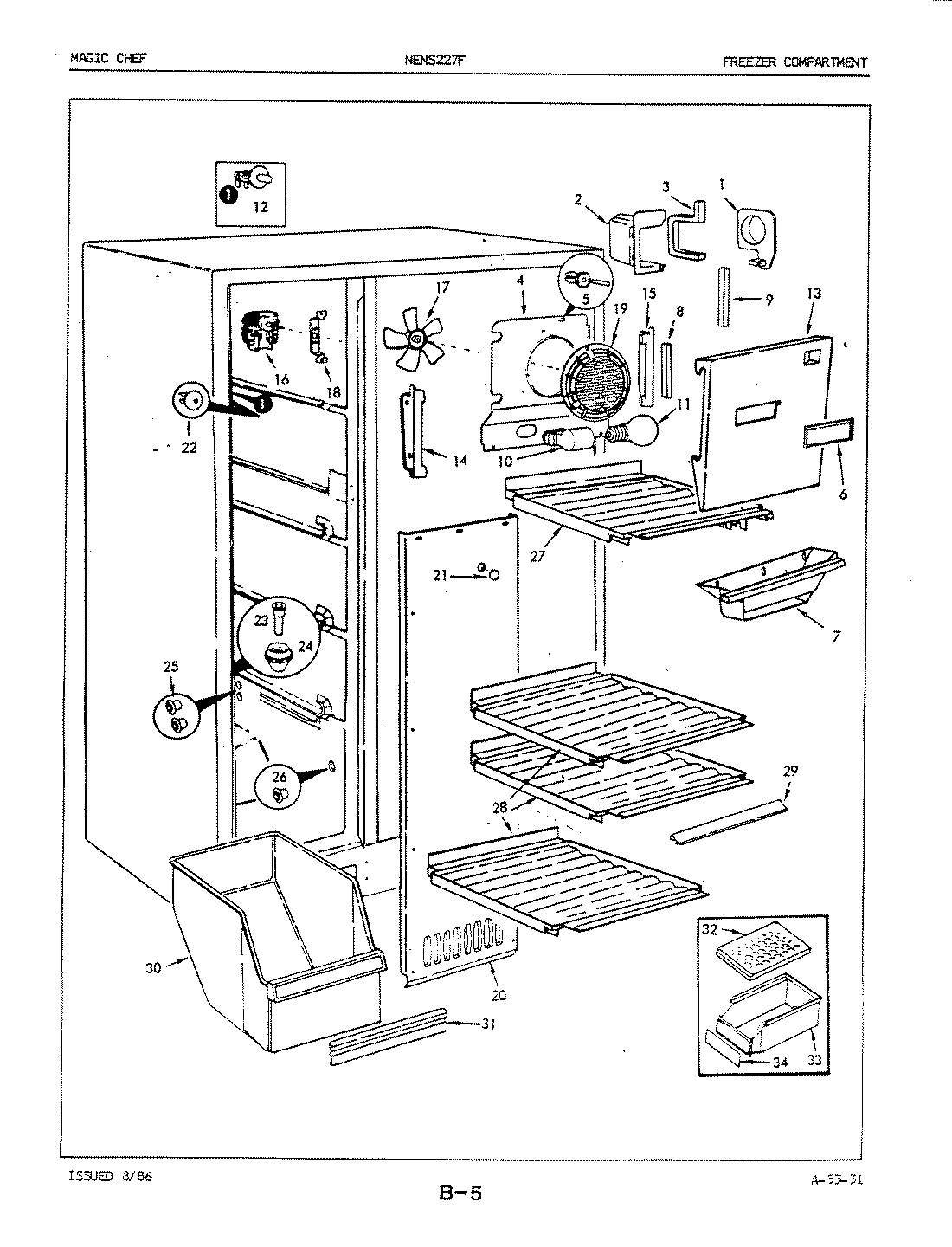 01 - FREEZER COMPARTMENT