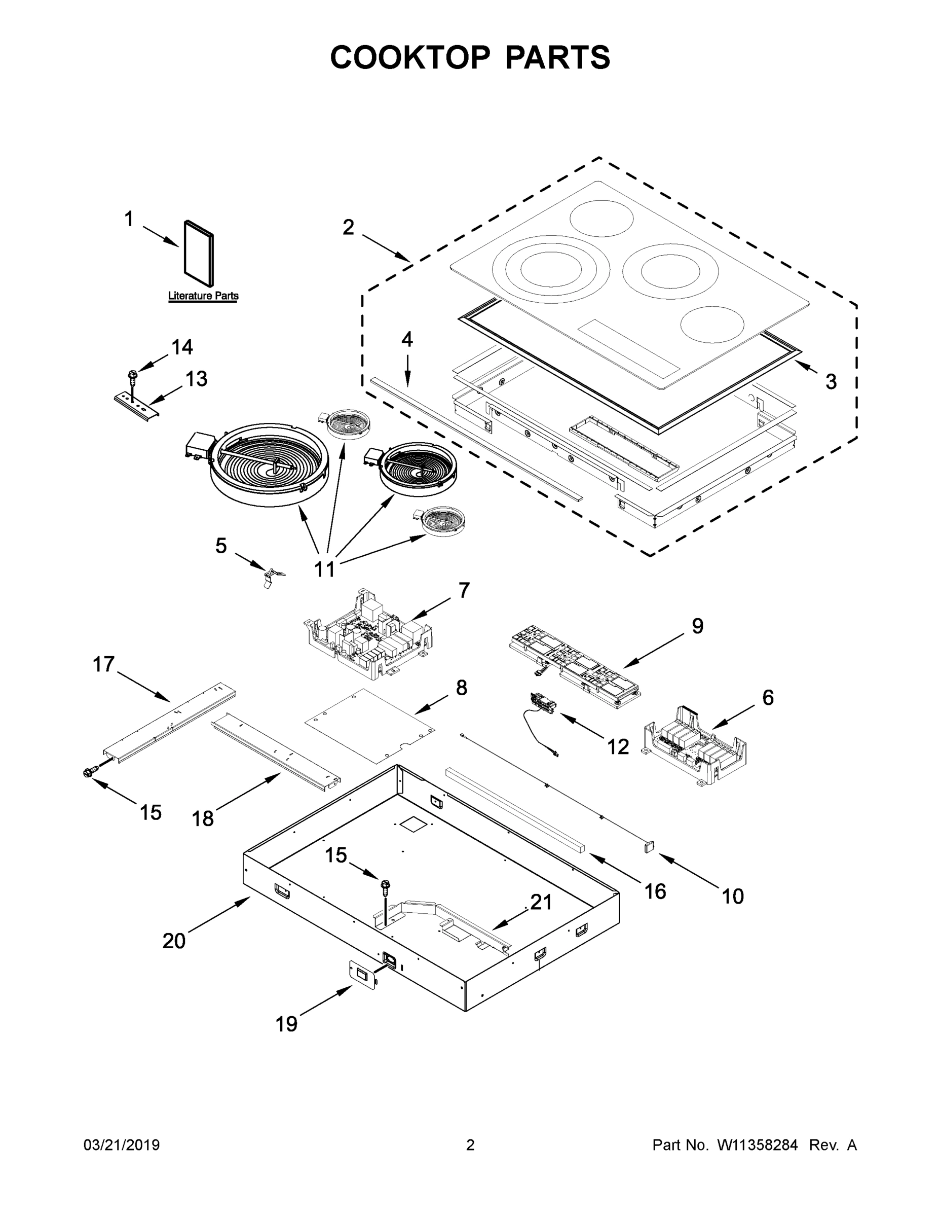 02 - COOKTOP PARTS