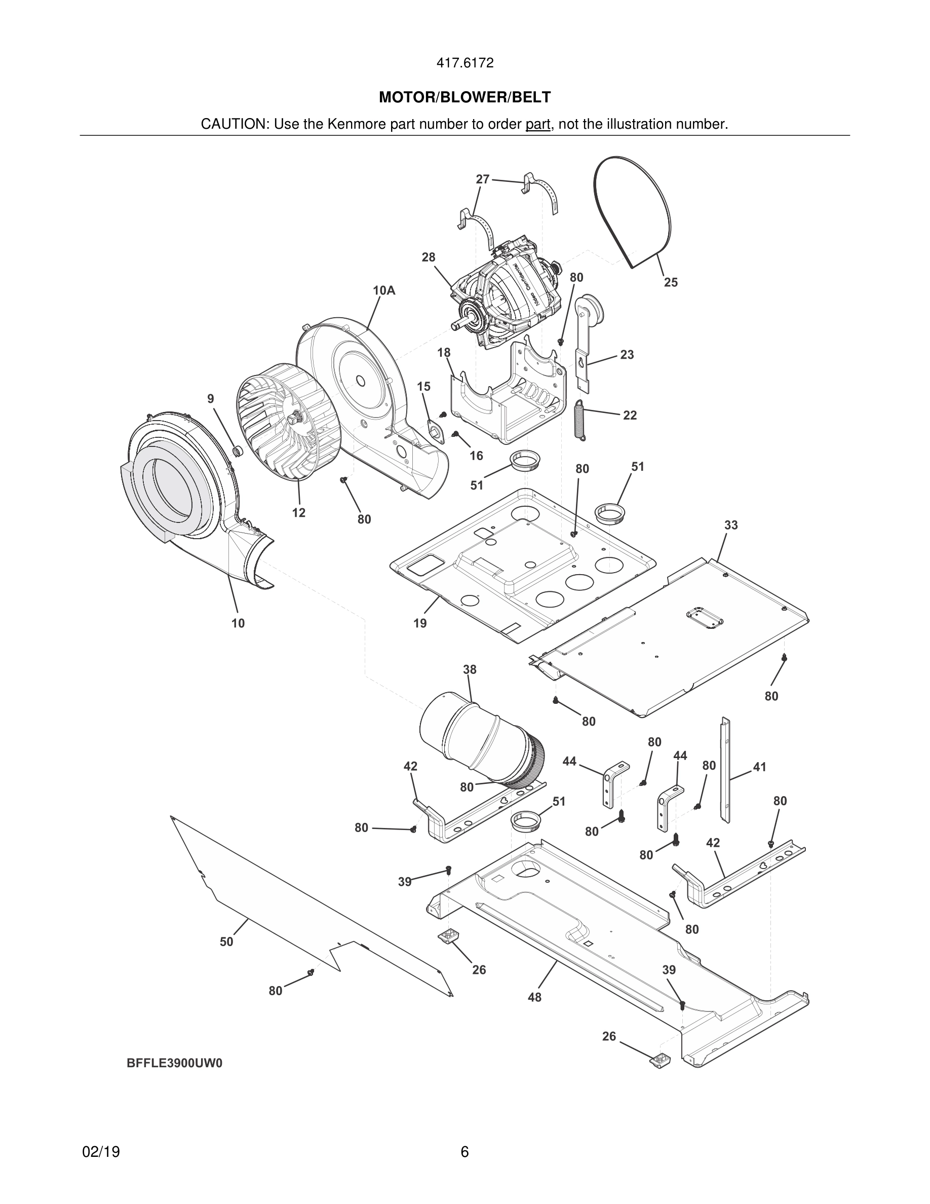 07 - MOTOR/BLOWER/BELT