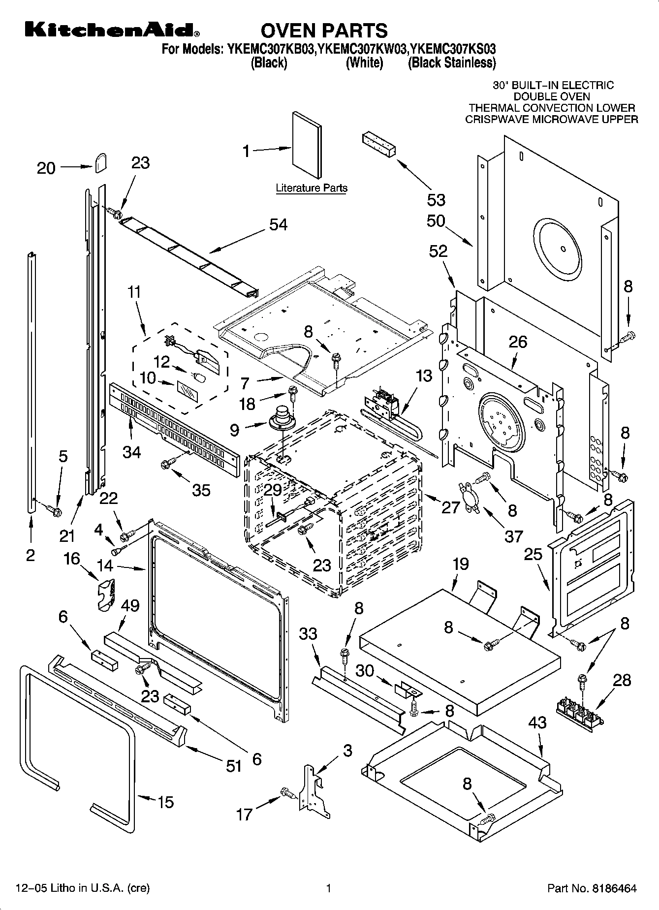 01 - OVEN PARTS