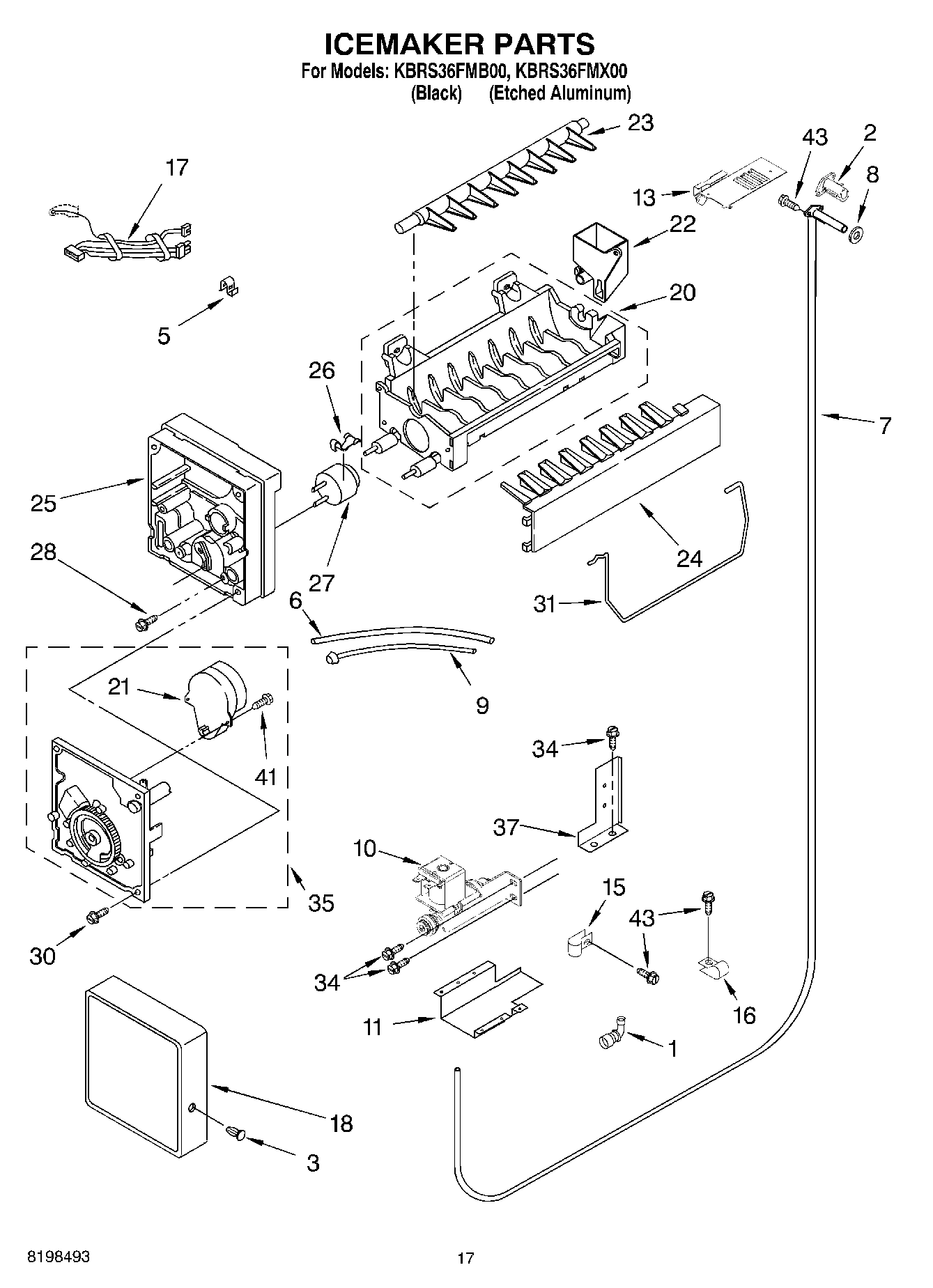 10 - ICEMAKER PARTS - PARTS NOT ILLUSTRATED
