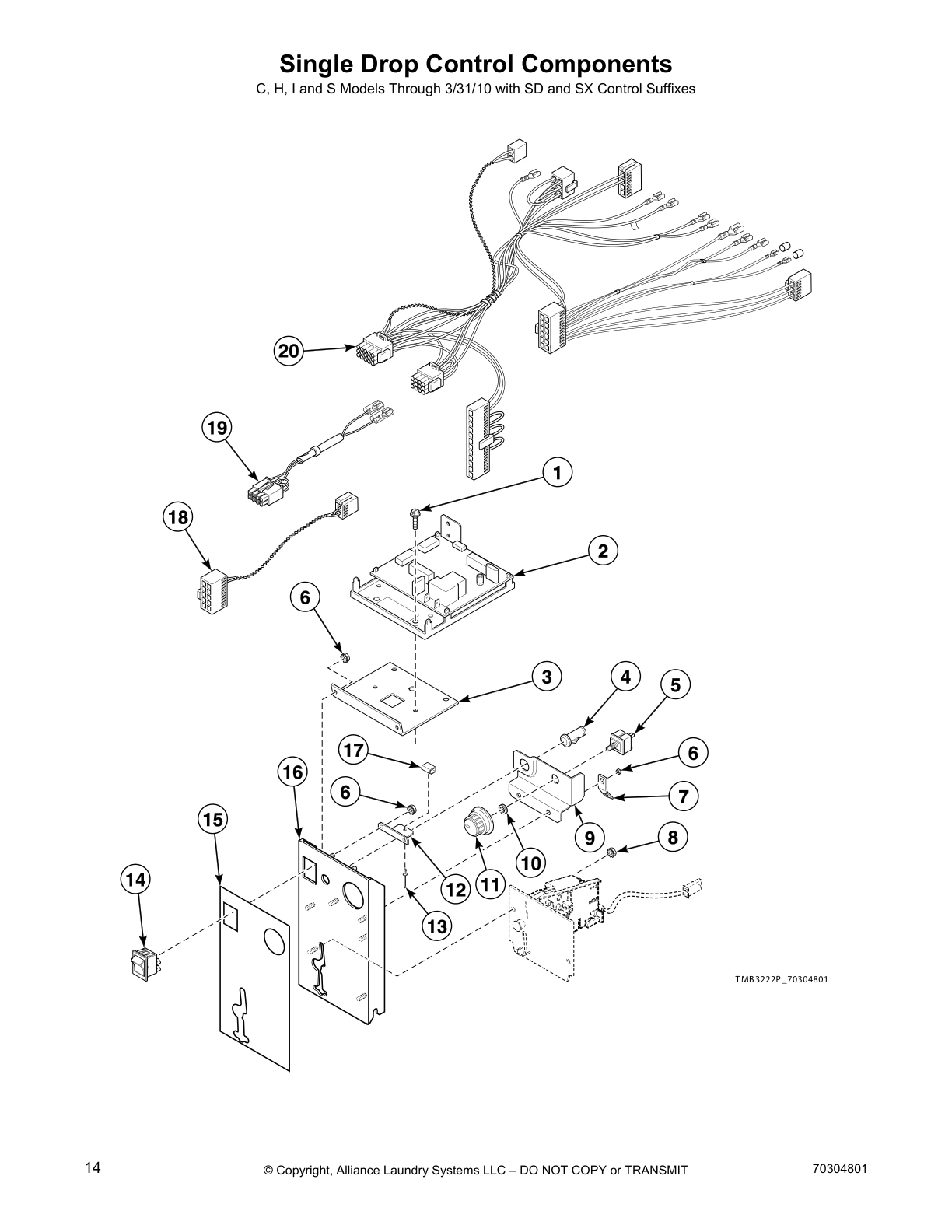 Single Drop Control Components