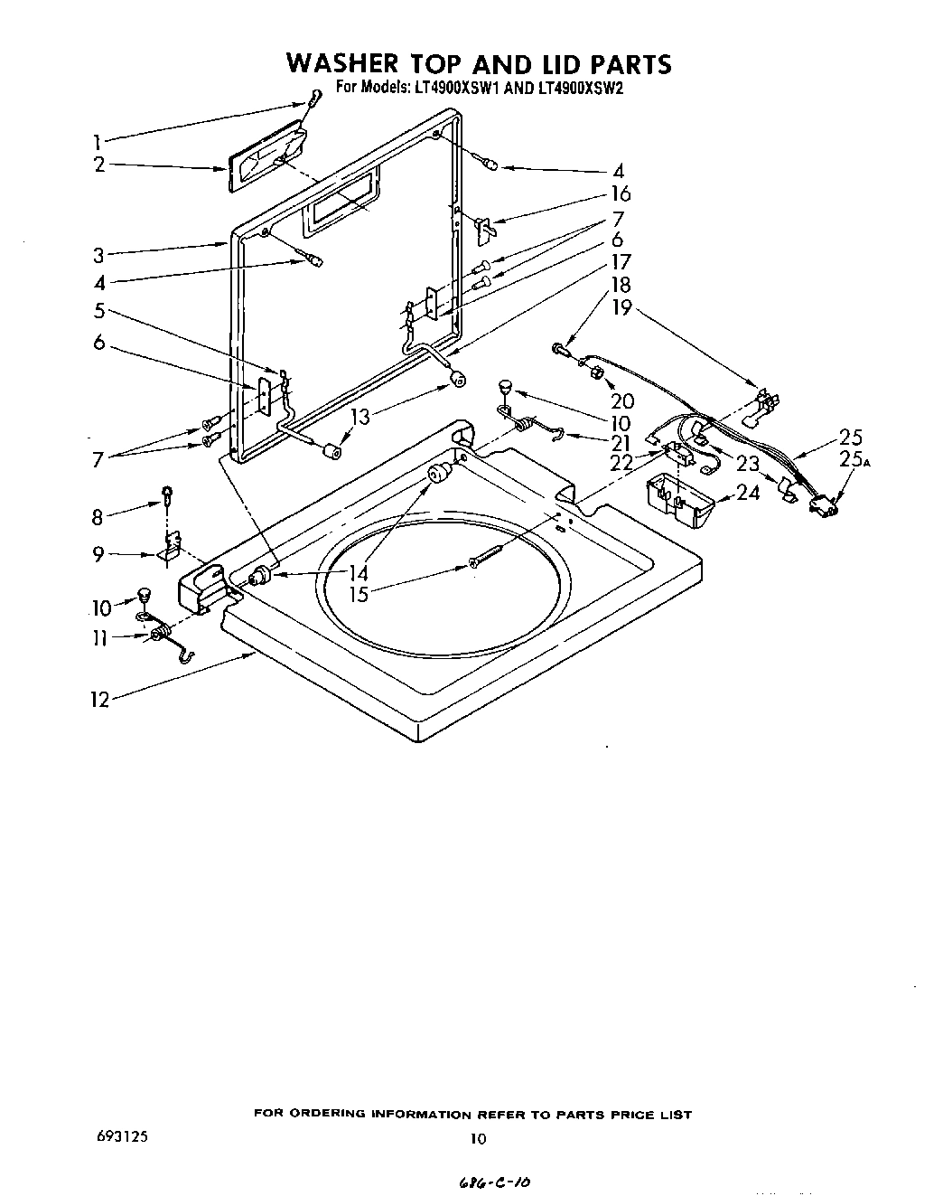 07 - WASHER TOP AND LID