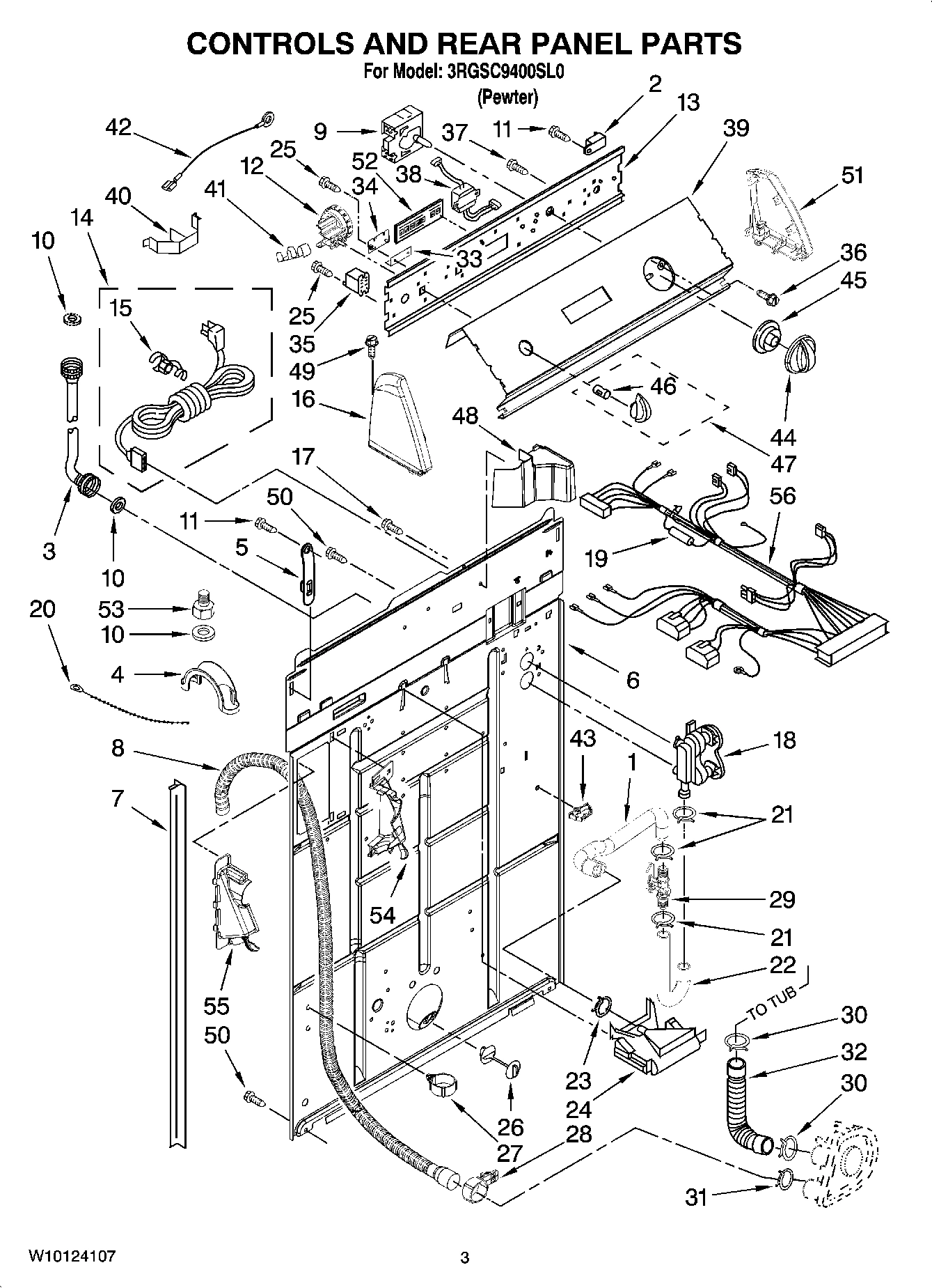 02 - CONTROLS AND REAR PANEL PARTS