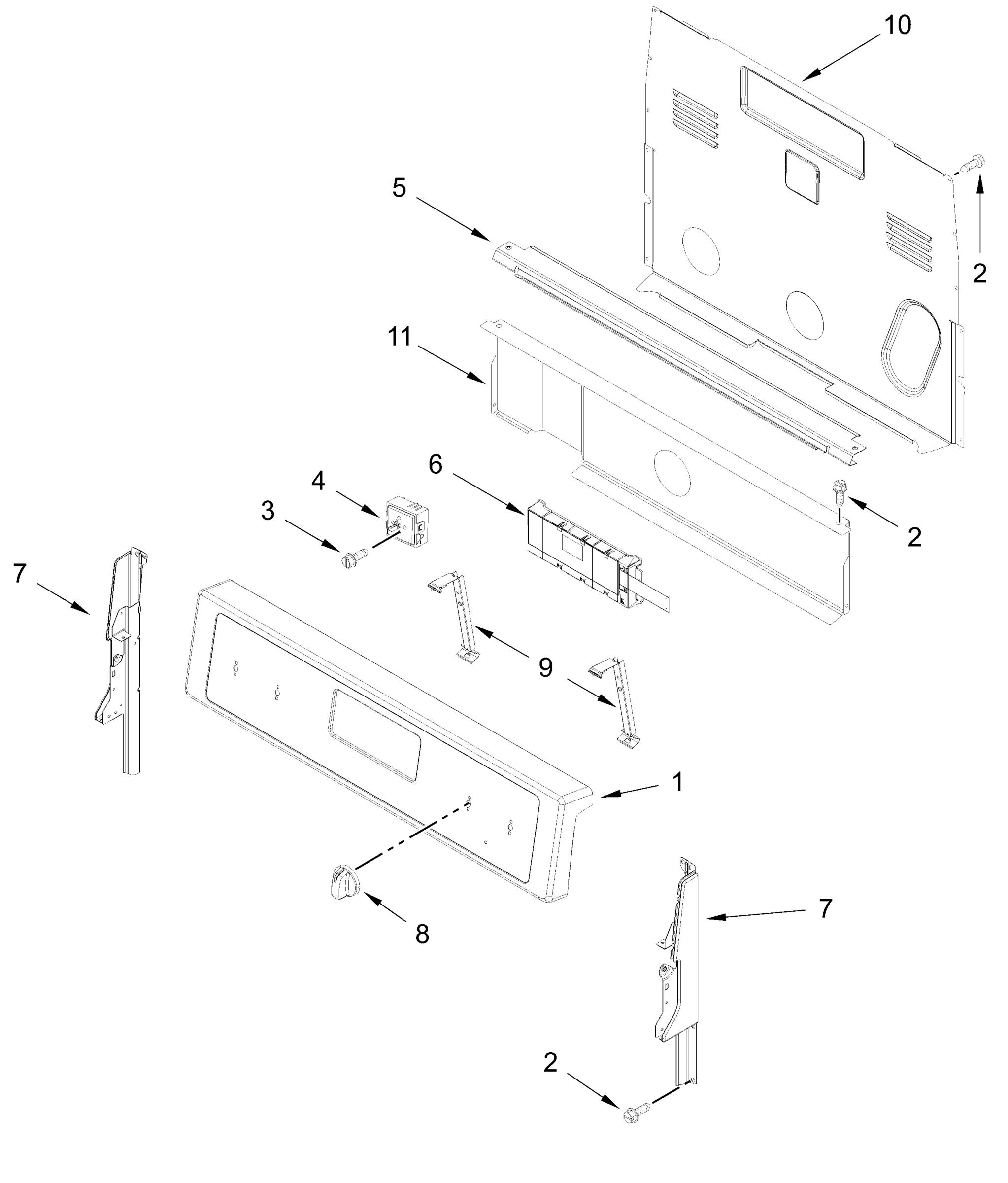 CONTROL PANEL PARTS