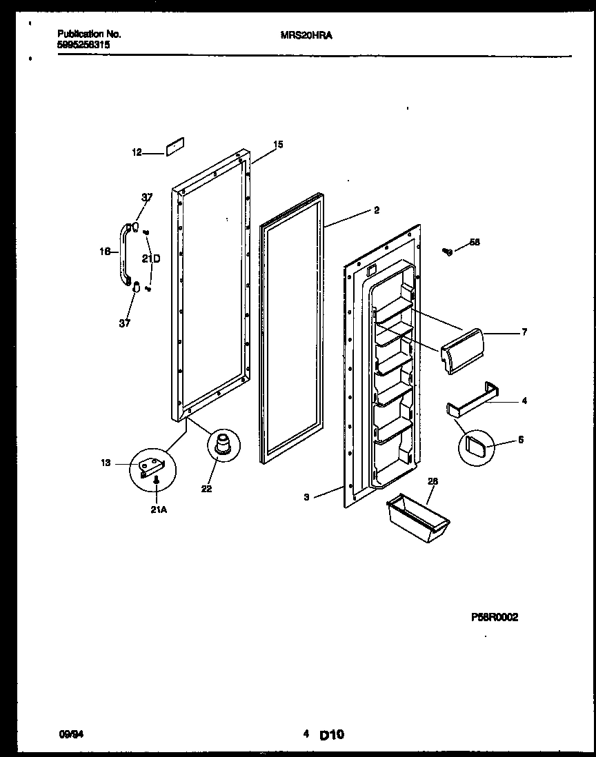 03 - REFRIGERATOR DOOR PARTS