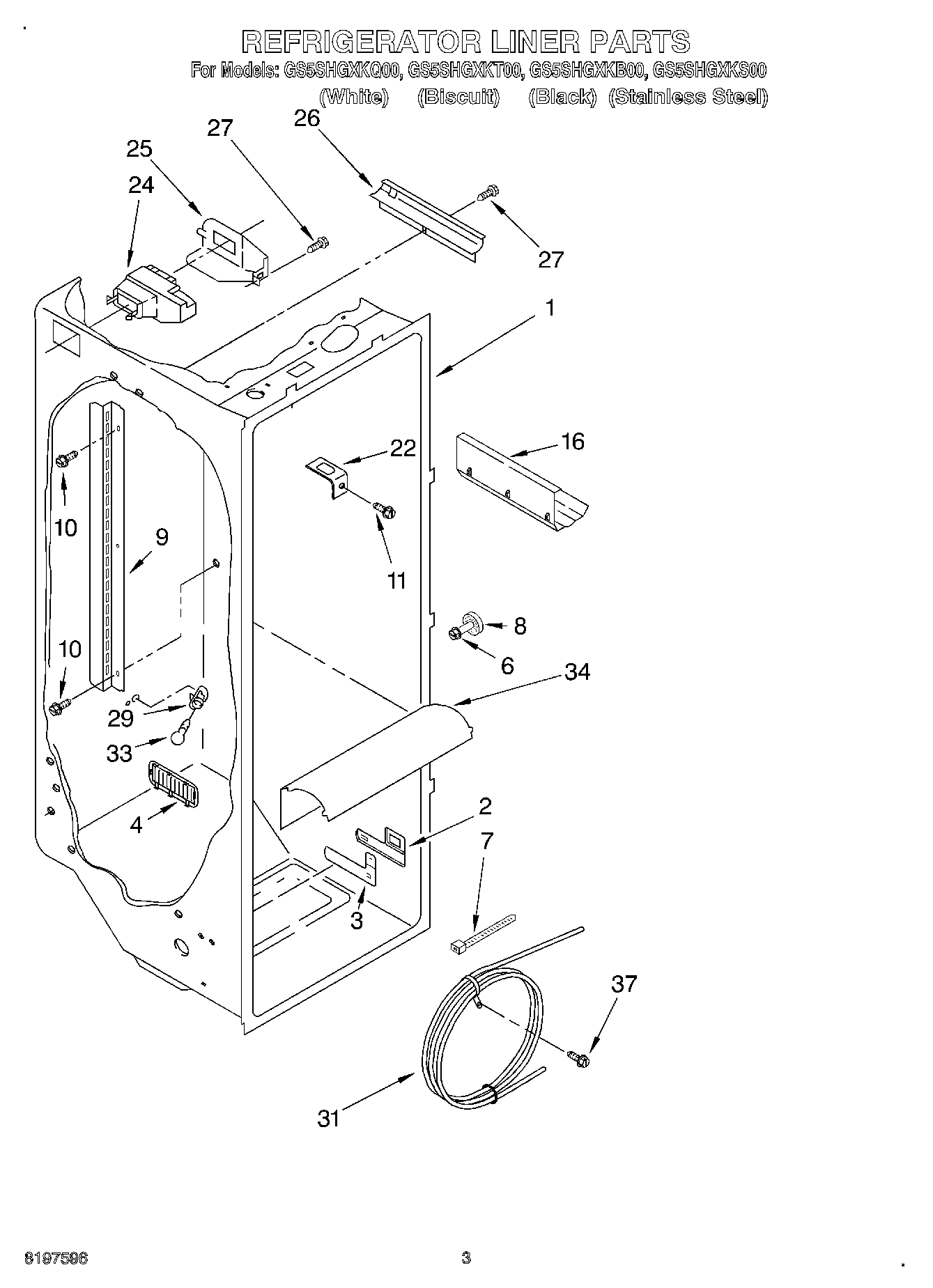 02 - REFRIGERATOR LINER