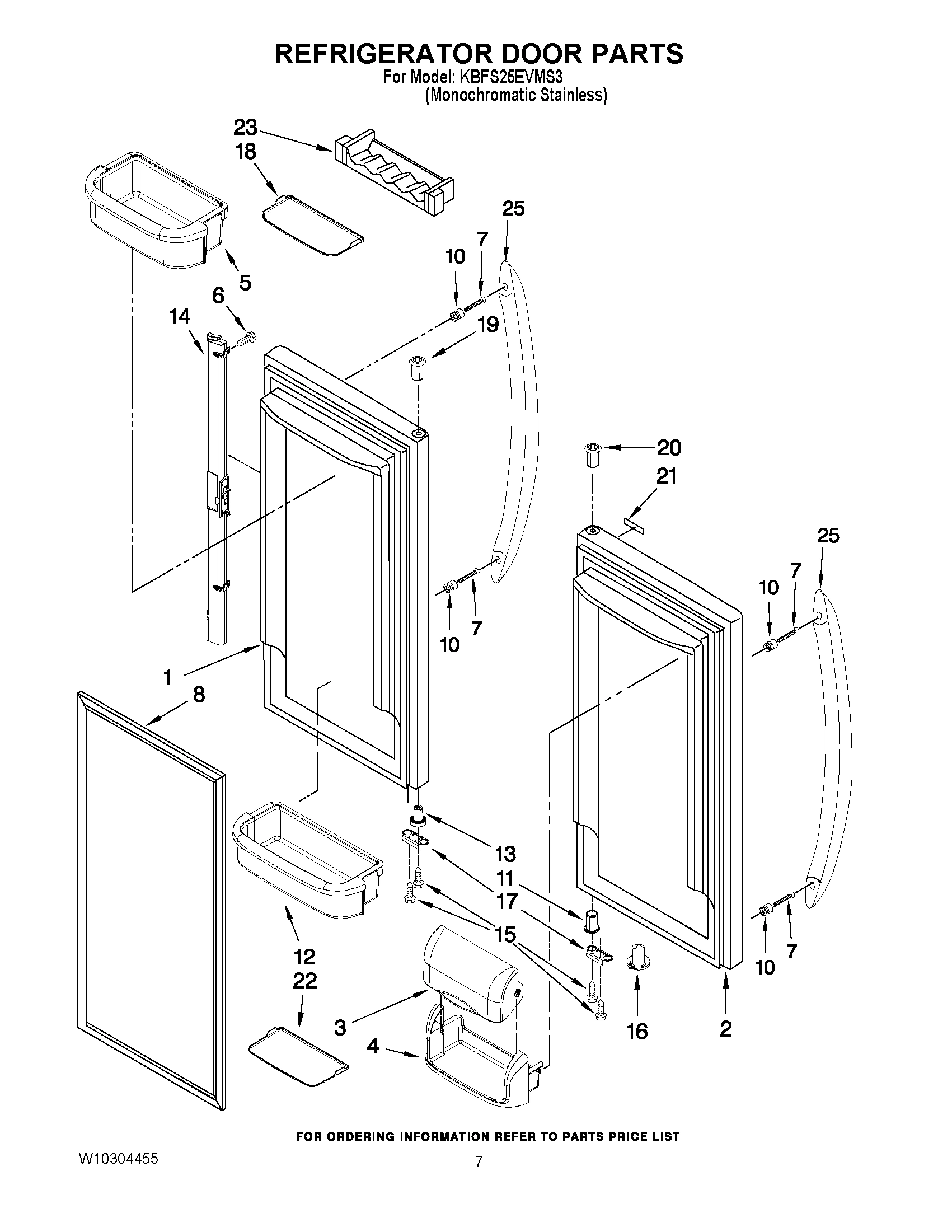 04 - REFRIGERATOR DOOR PARTS