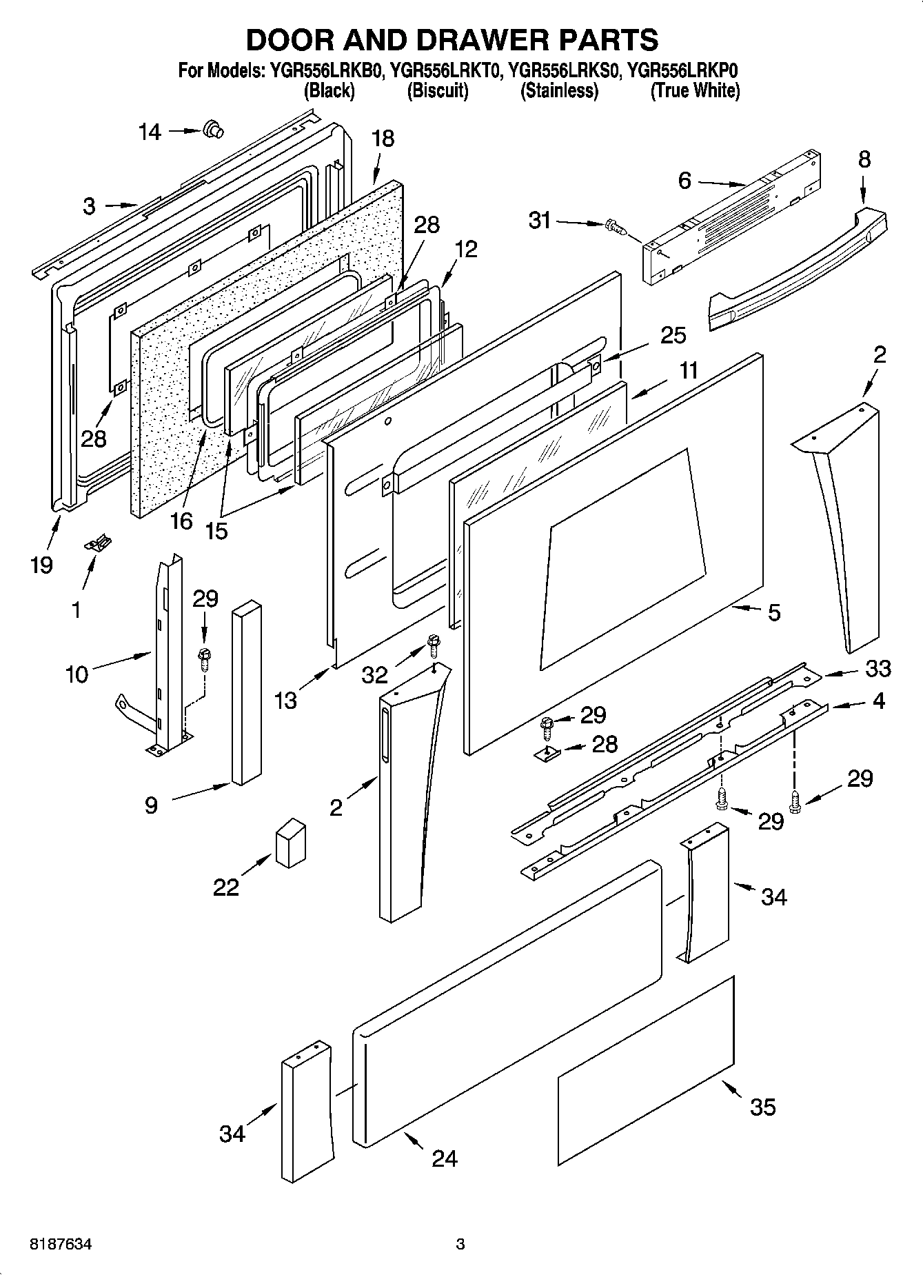 02 - DOOR AND DRAWER PARTS