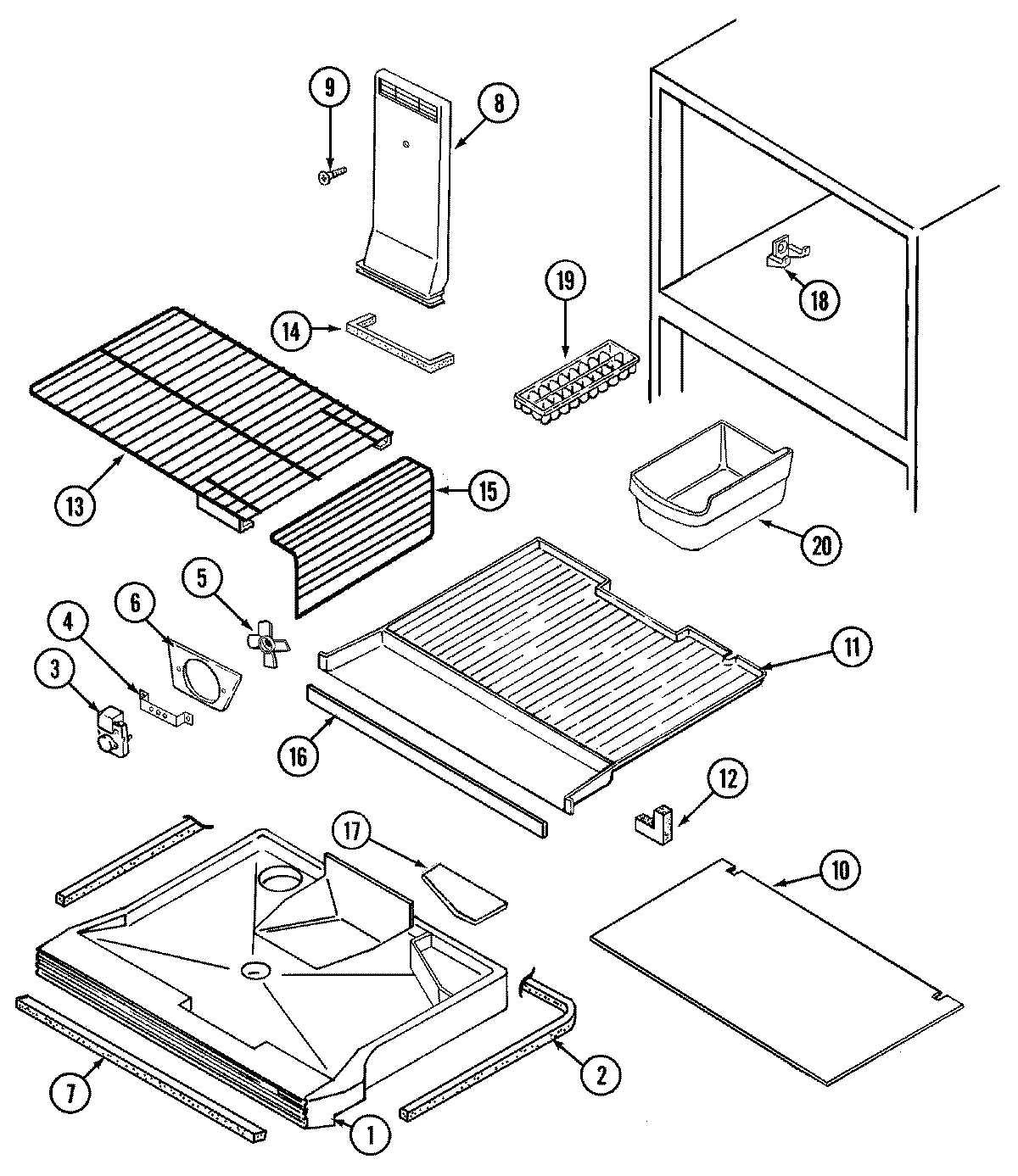 01 - FREEZER COMPARTMENT