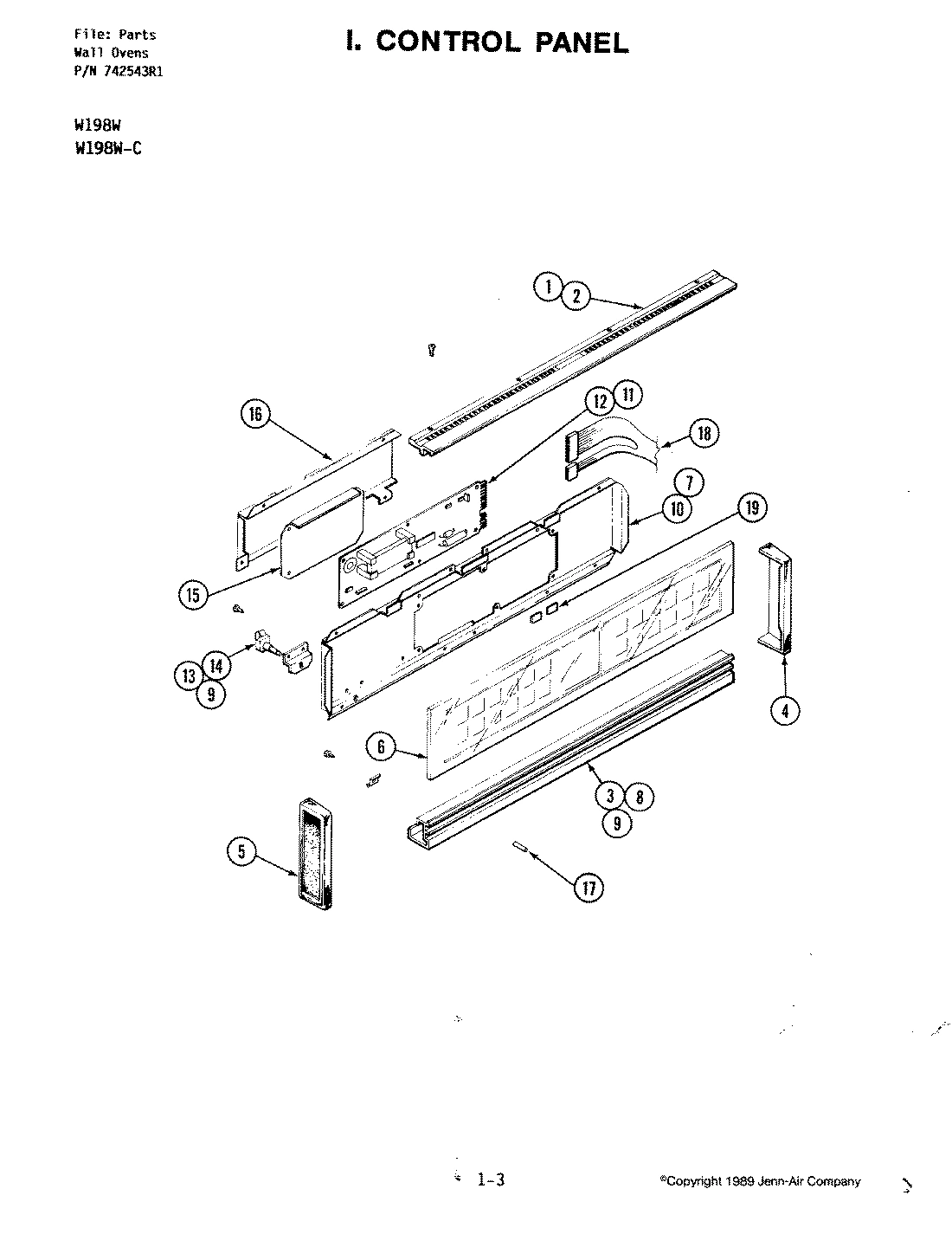 02 - CONTROL PANEL (W198W-C)