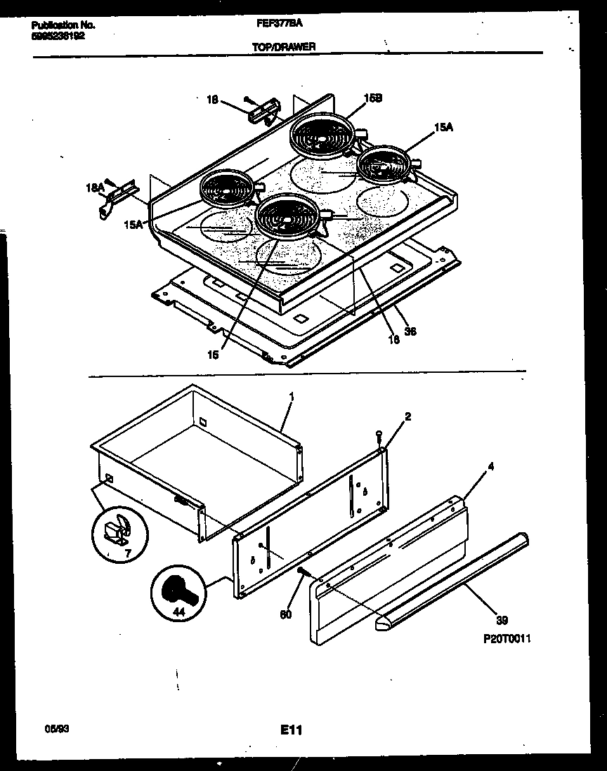 04 - COOKTOP AND DRAWER PARTS