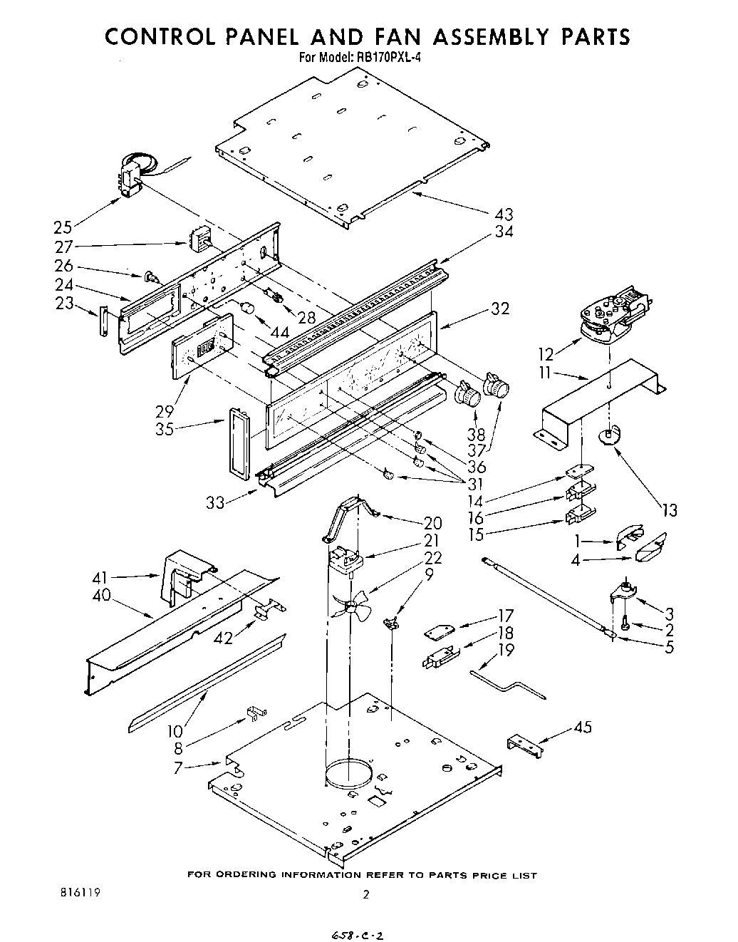 02 - CONTROL PANEL AND FAN