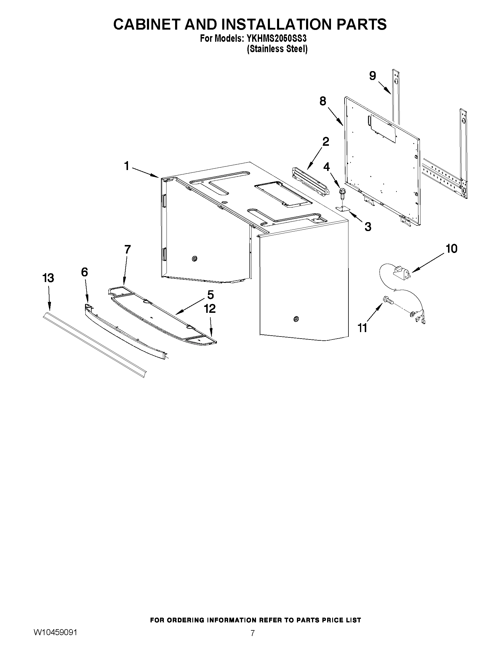 06 - CABINET AND INSTALLATION PARTS