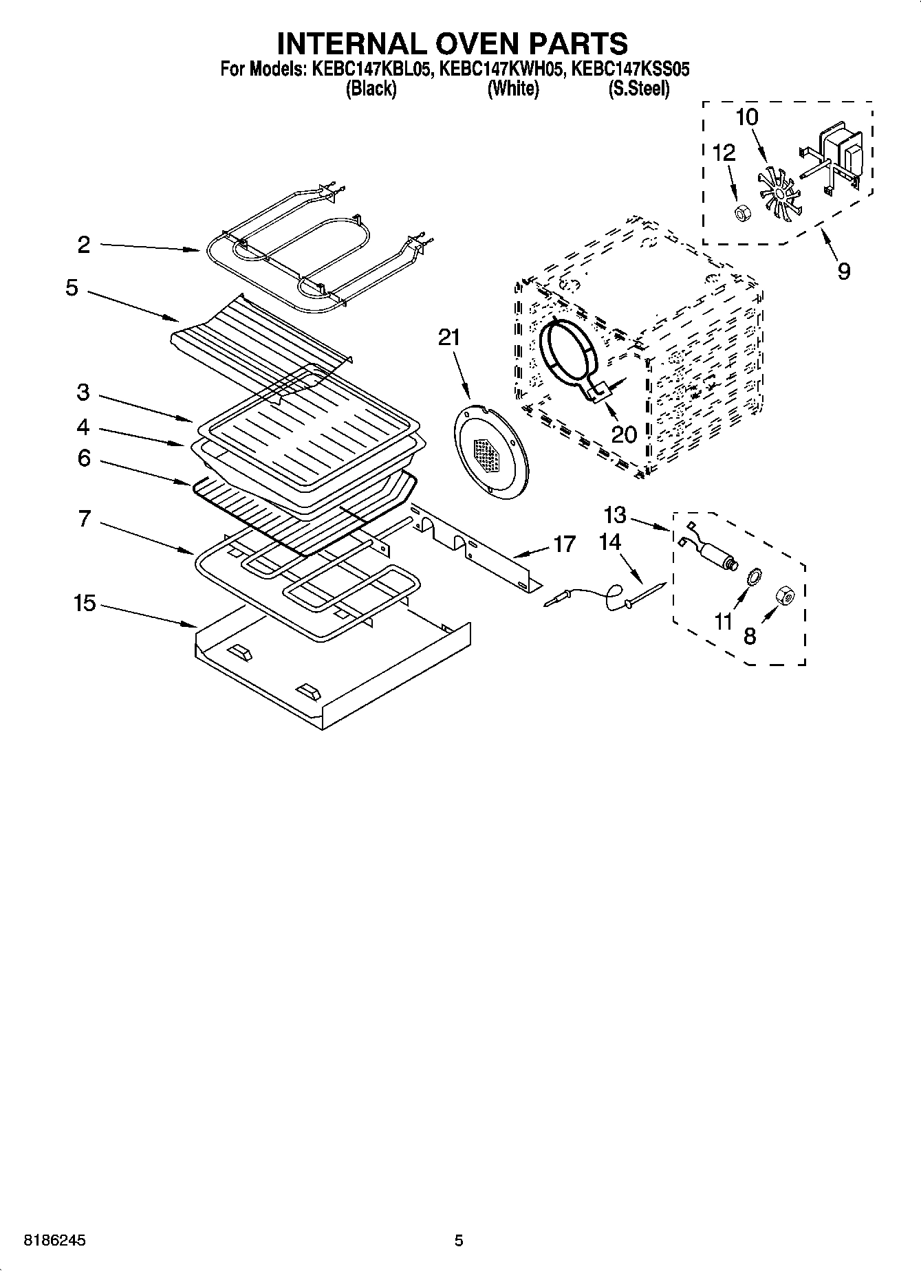 04 - INTERNAL OVEN PARTS
