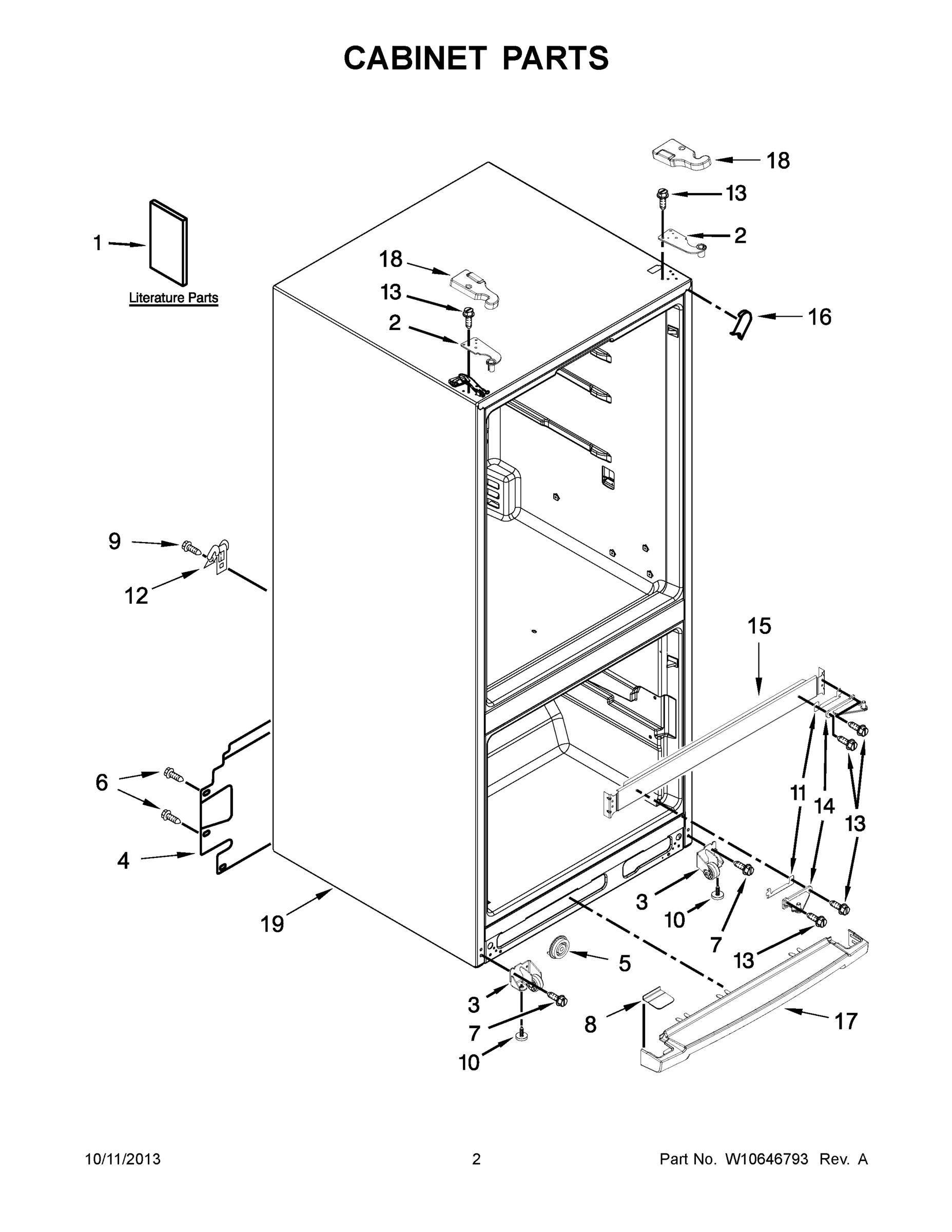 02 - CABINET PARTS