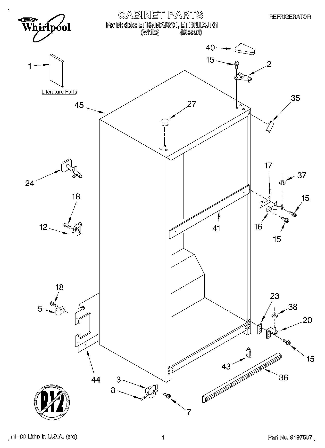 01 - CABINET, LITERATURE
