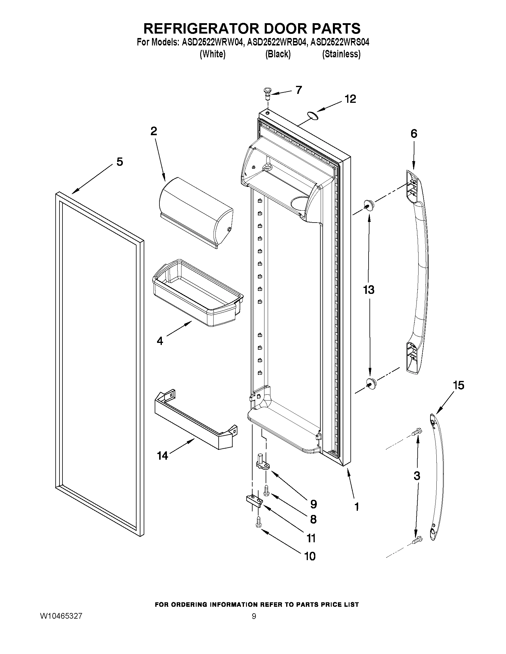 06 - REFRIGERATOR DOOR PARTS
