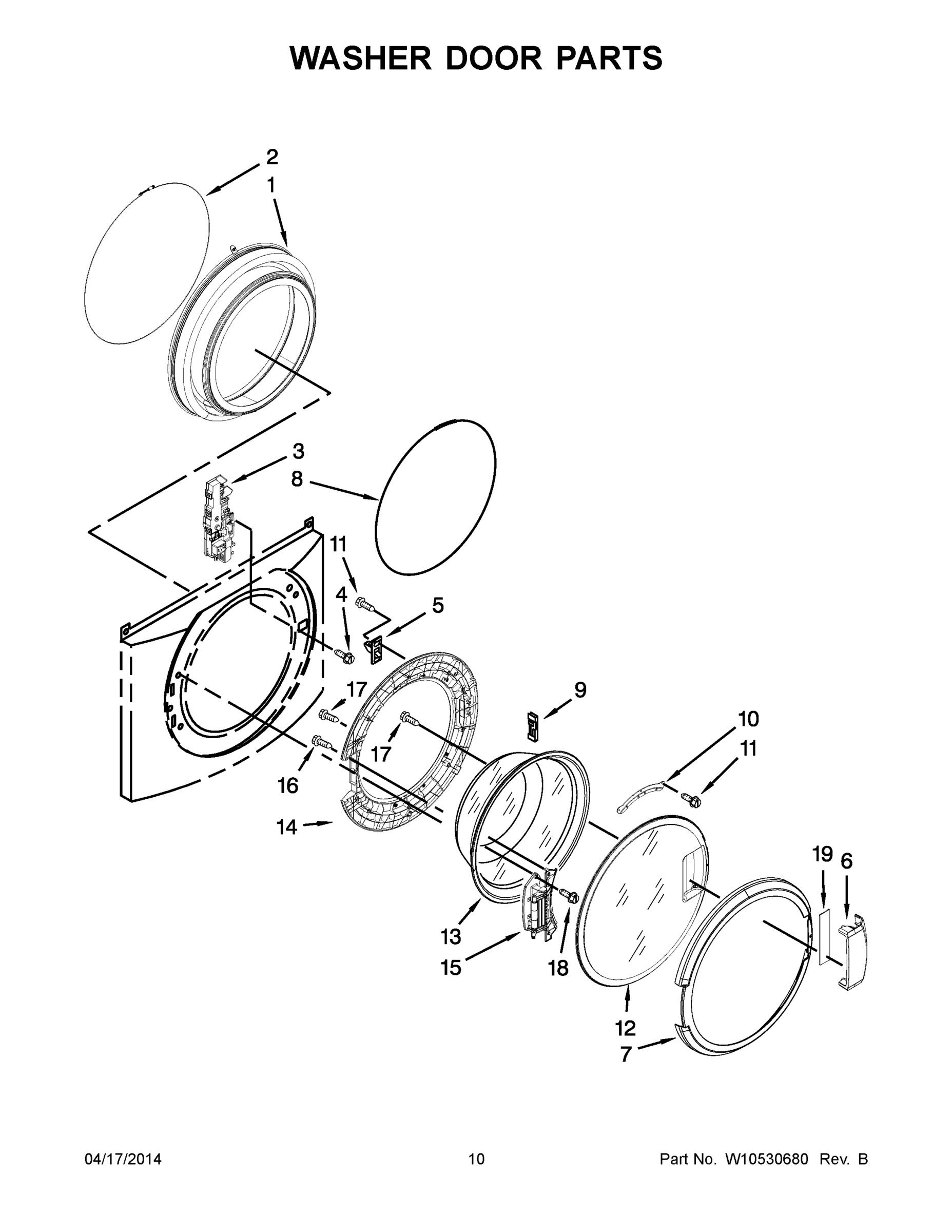 06 - WASHER DOOR PARTS