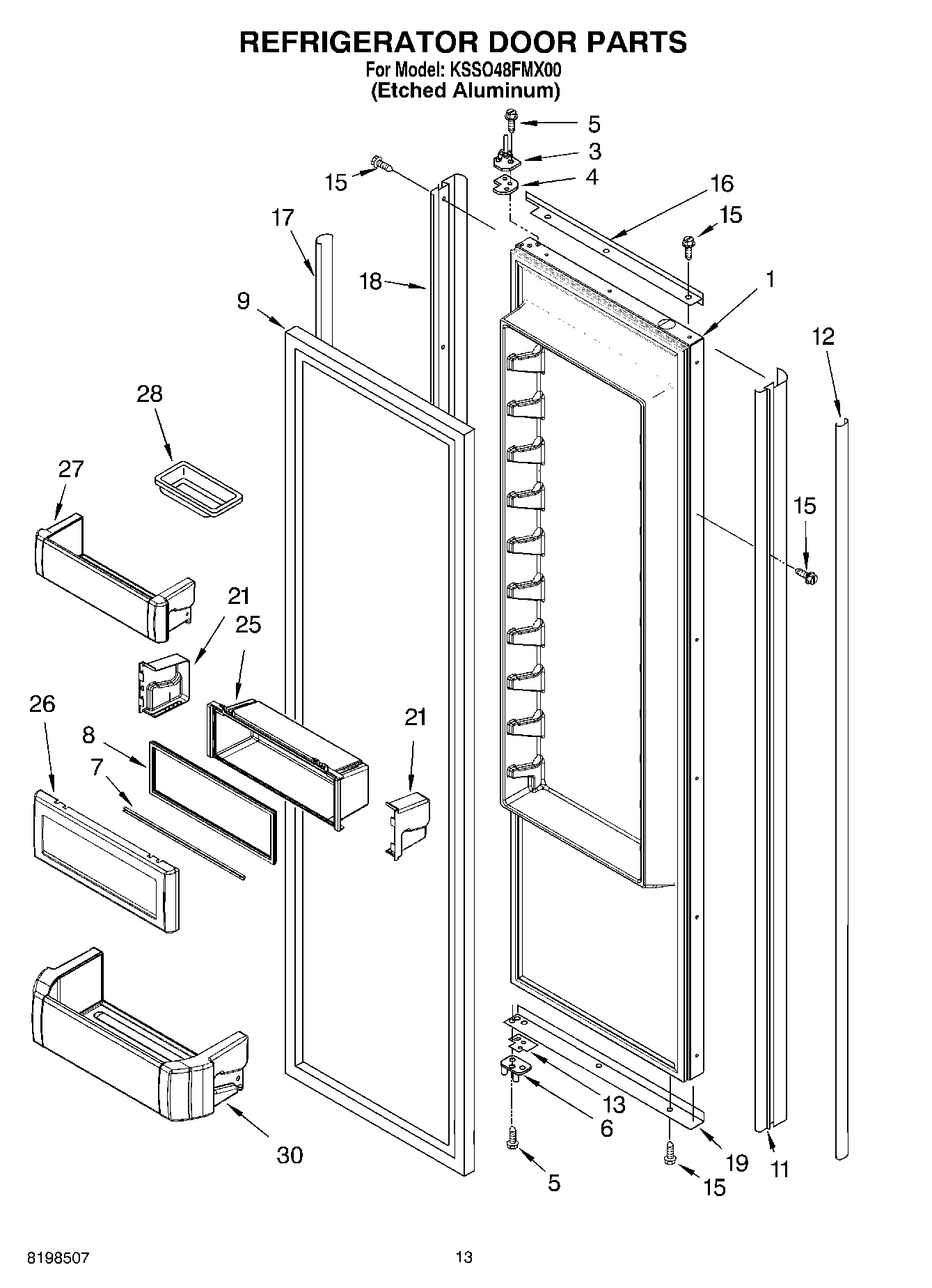 09 - REFRIGERATOR DOOR PARTS