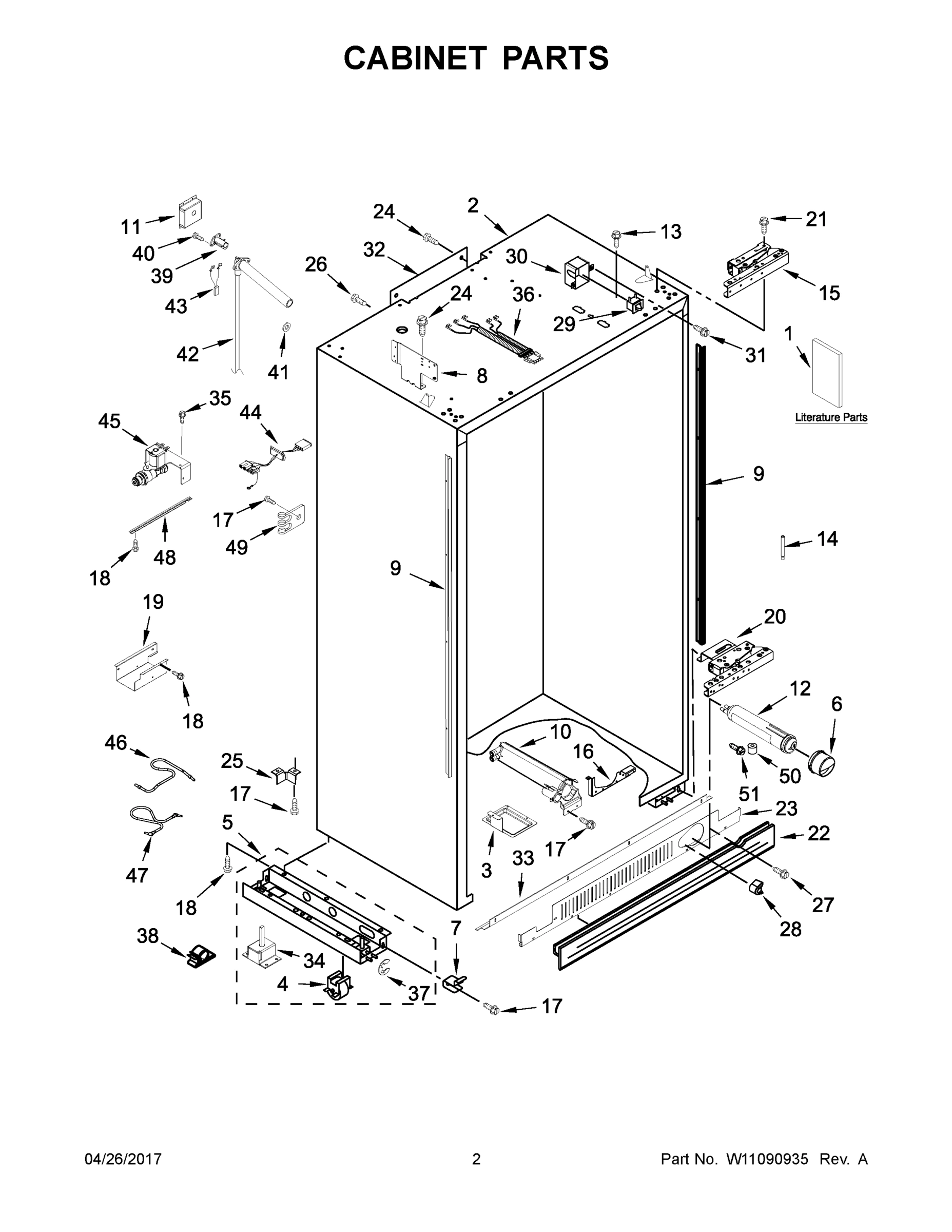 02 - CABINET PARTS