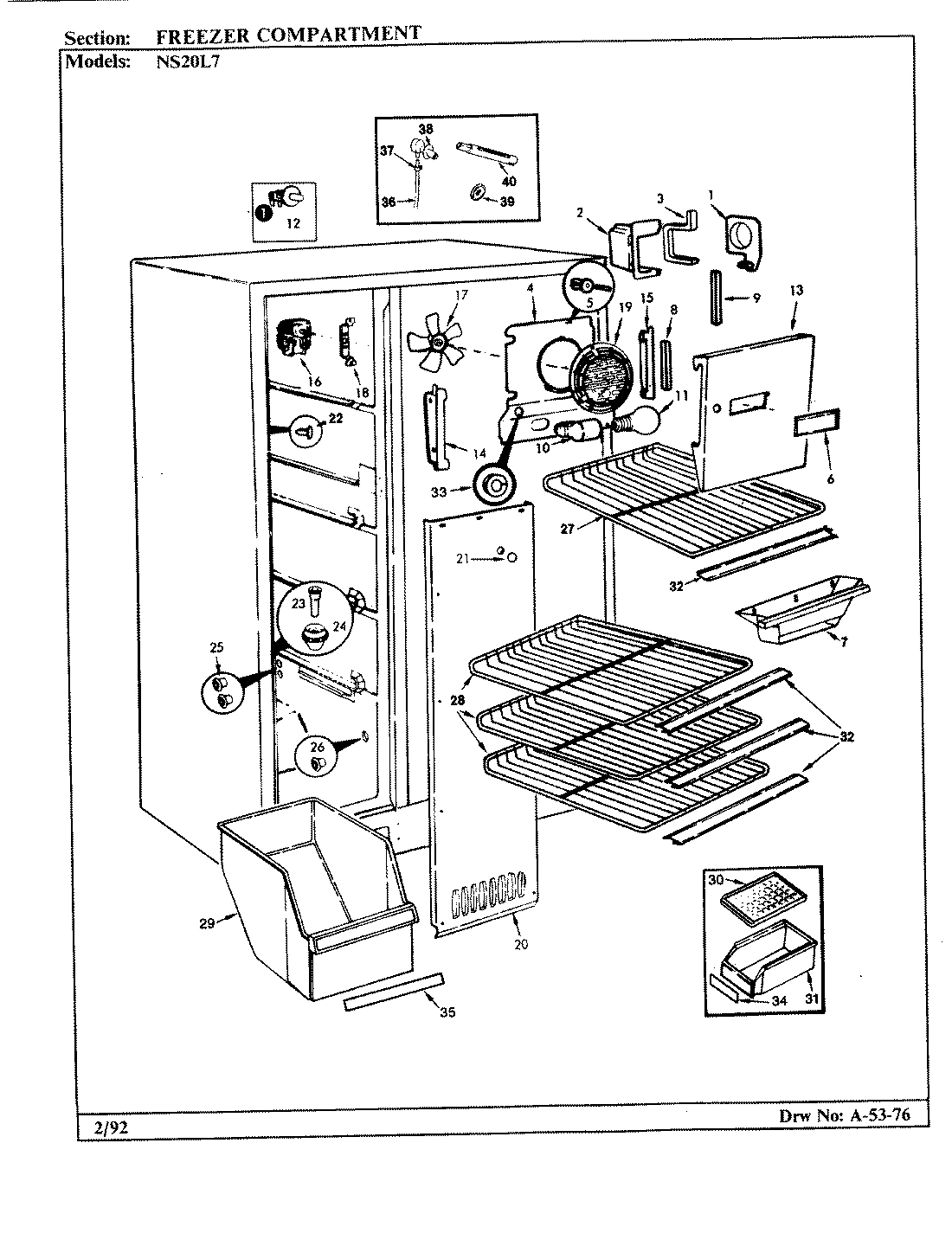 01 - FREEZER COMPARTMENT