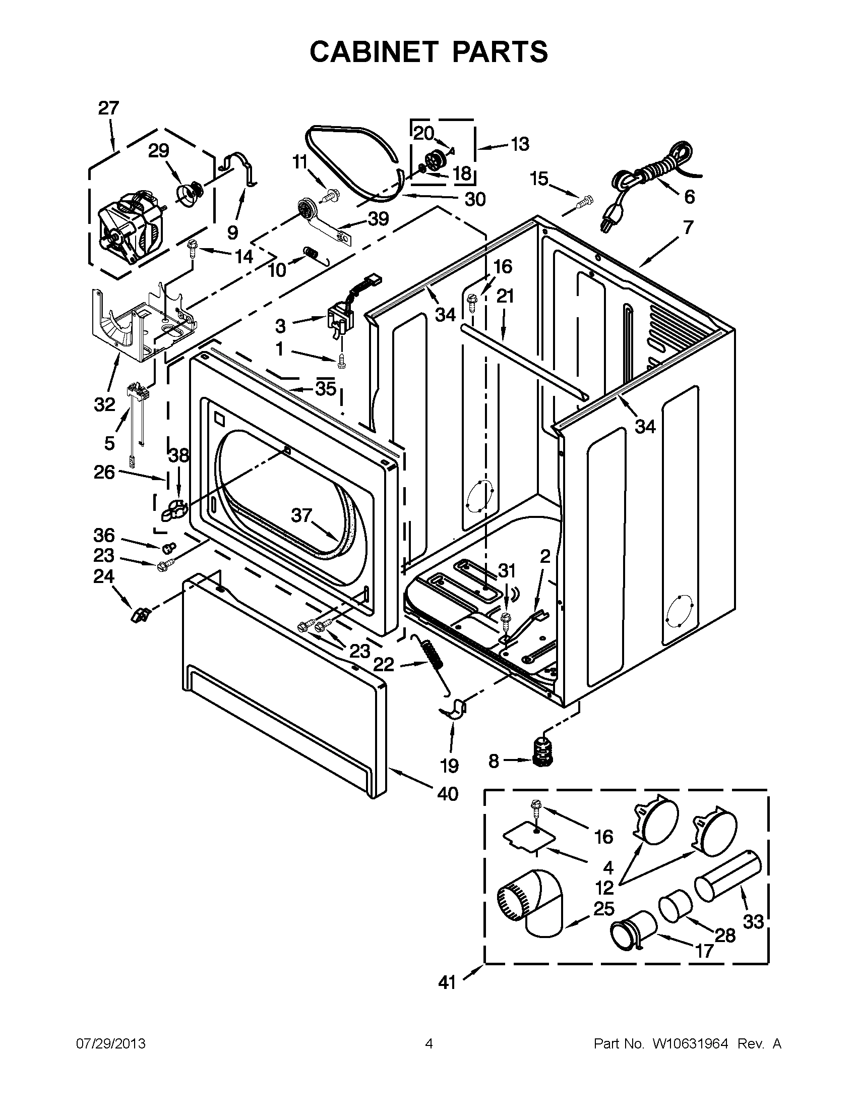 02 - CABINET PARTS