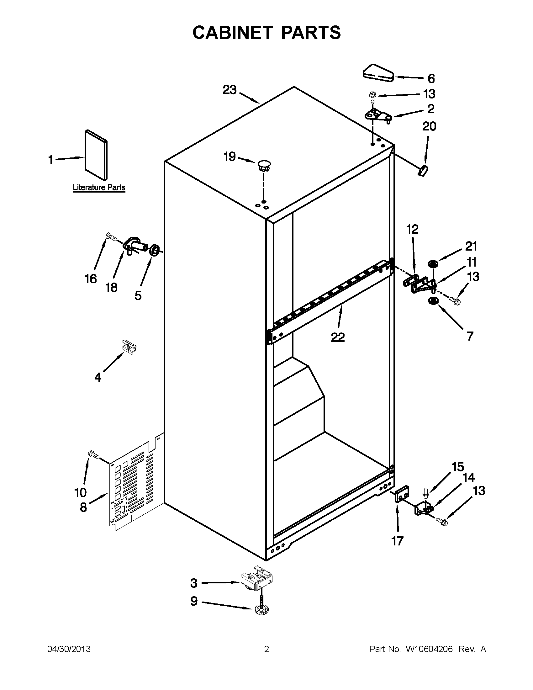 01 - CABINET PARTS