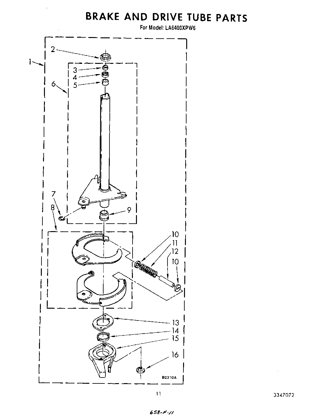 09 - BRAKE AND DRIVE TUBE