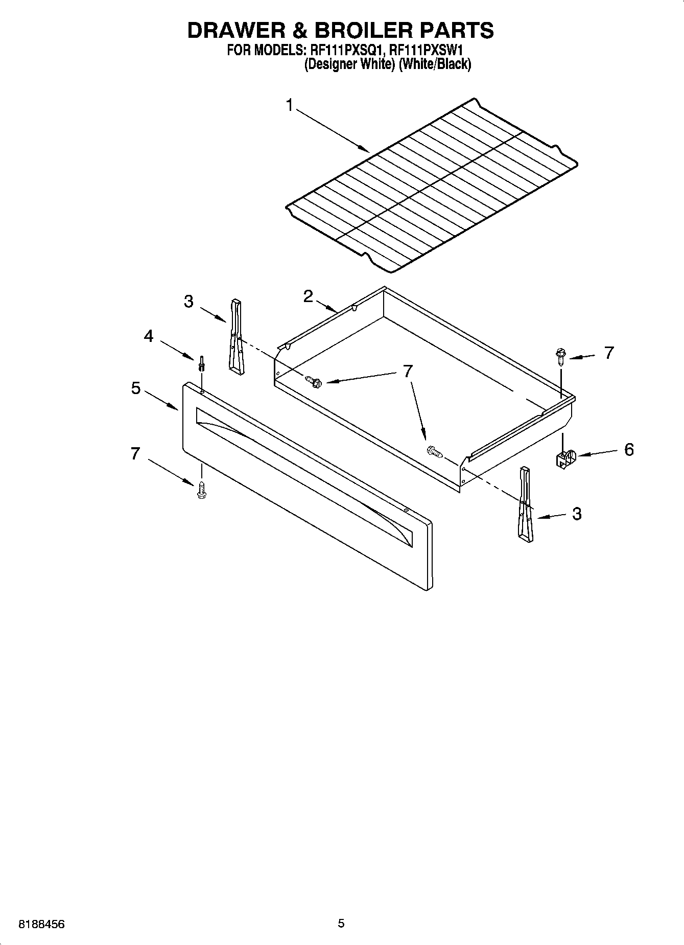 04 - DRAWER & BROILER PARTS