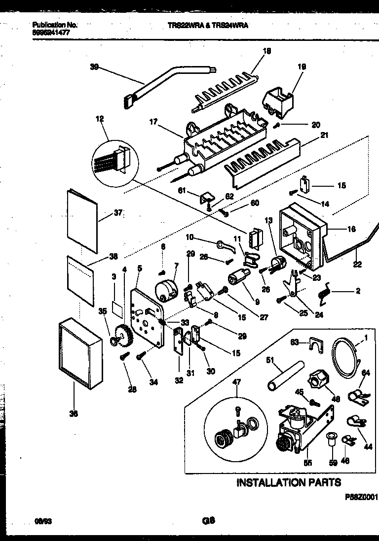 15 - ICE MAKER AND INSTALLATION PARTS