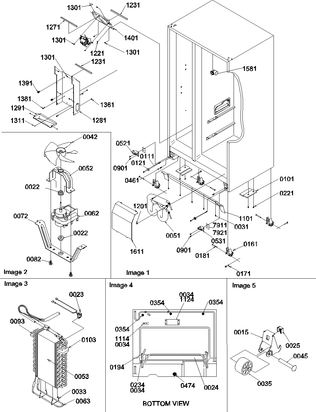 04 - DRAIN, ROLLERS, AND EVAP ASSY