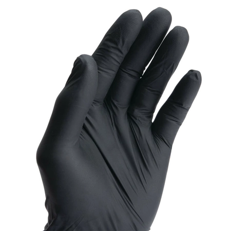 W89012 Performance Tool Large Black Nitrile Gloves - Image 4
