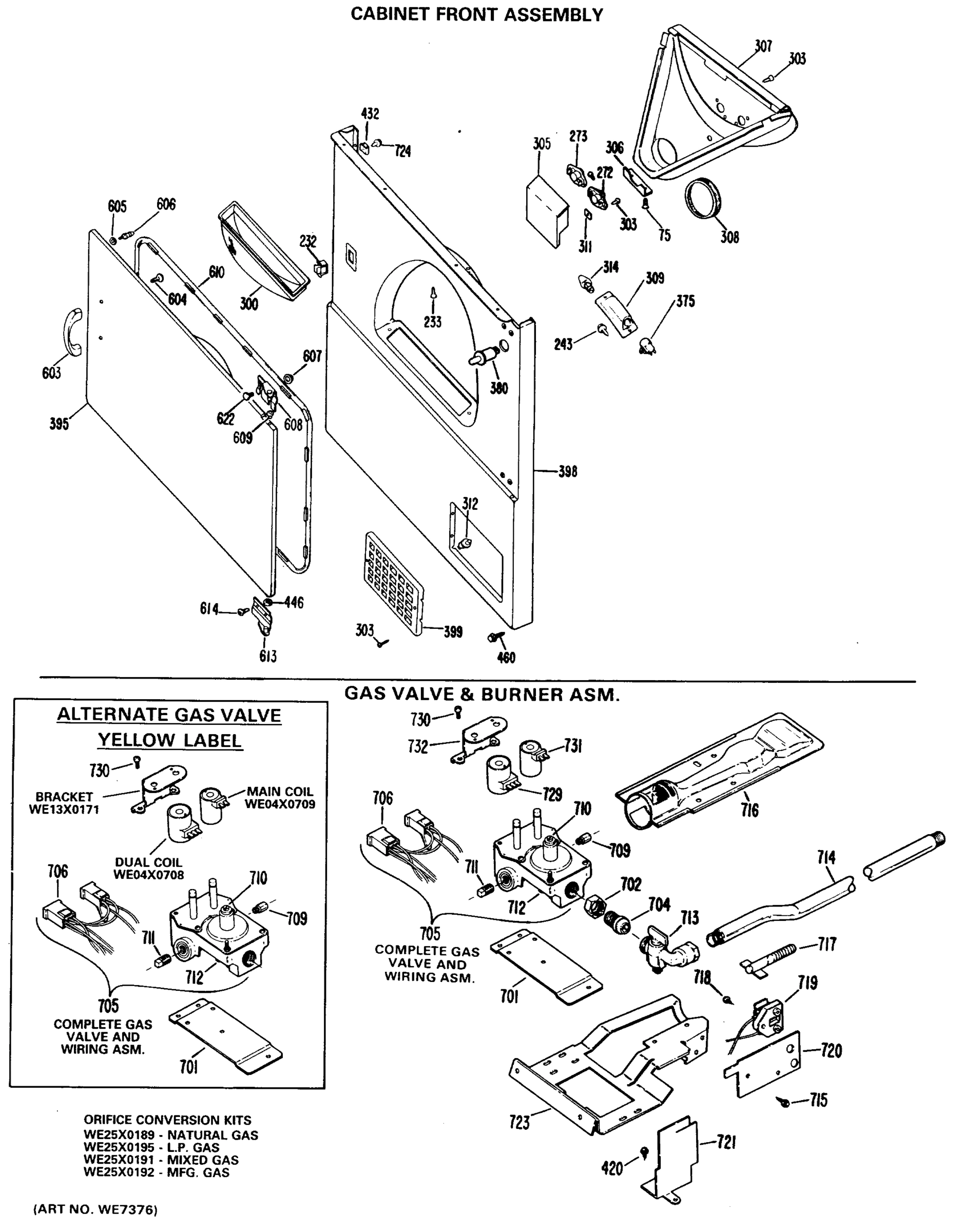 CABINET FRONT ASSEMBLY