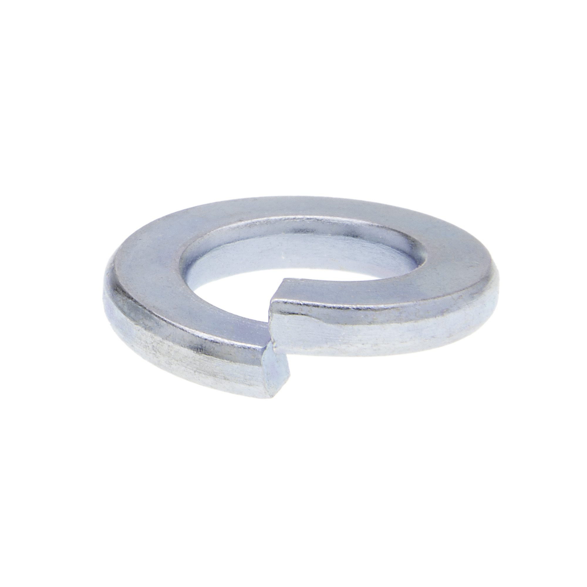 Split Lock Washer, 1/4 in., Steel, Zinc Chromate finish, 100 per pack