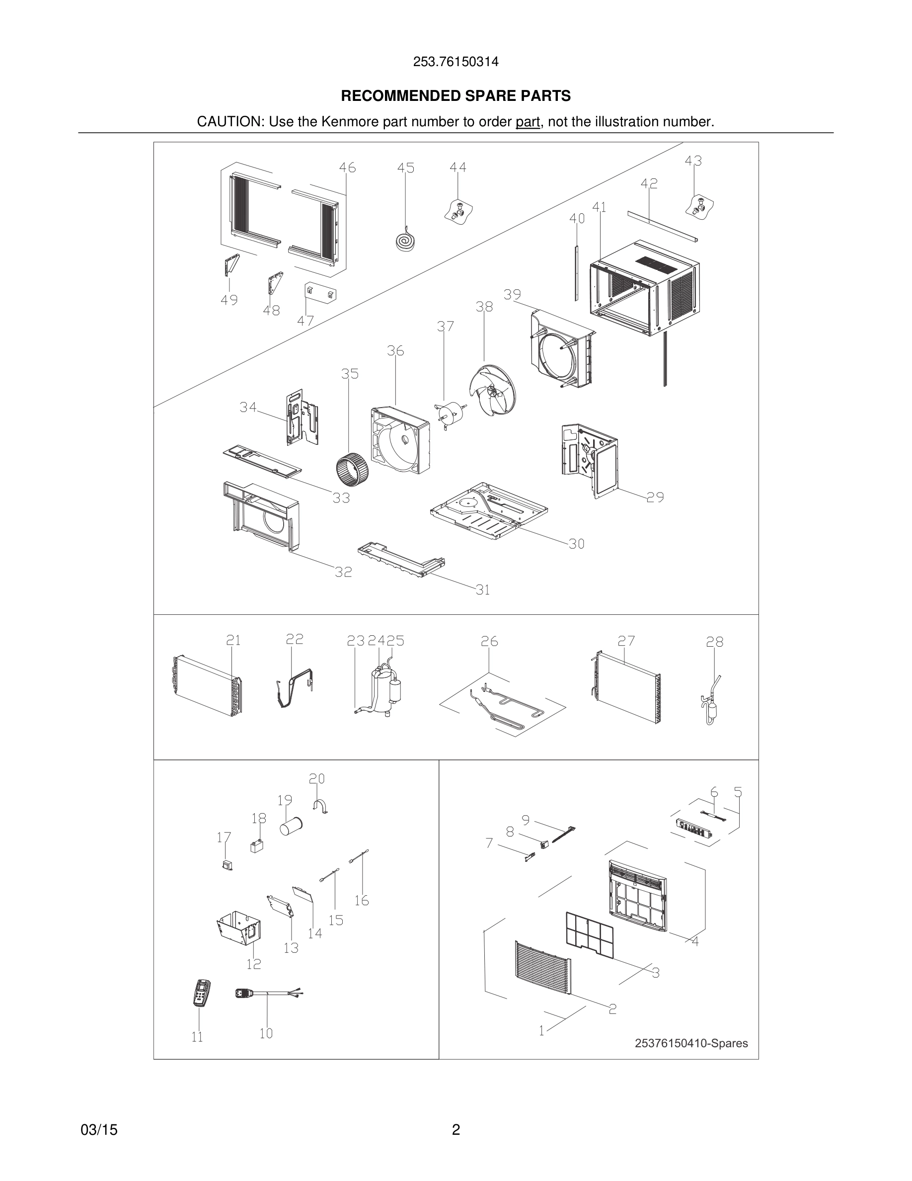 03 - RECOMMENDED SPARE PARTS