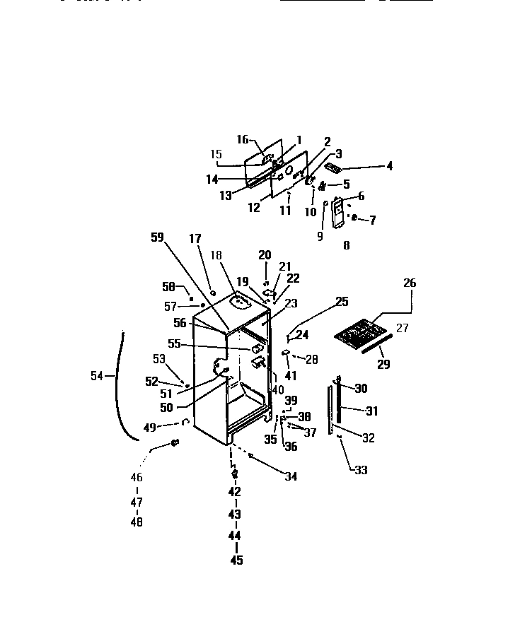03 - CABINET W/ FAN ASSEMBLY