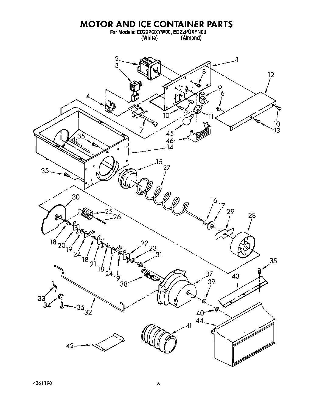 05 - MOTOR AND ICE CONTAINER