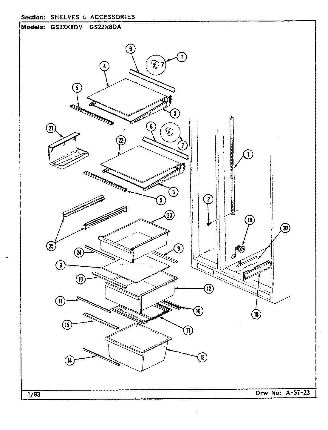 07 - SHELVES & ACCESSORIES