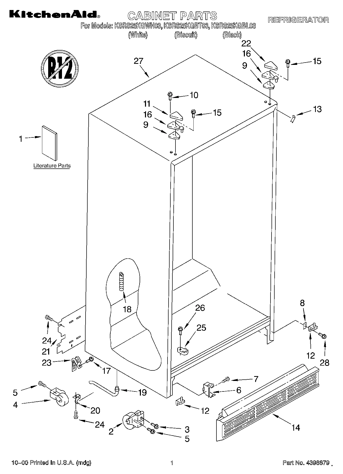 01 - CABINET, LITERATURE