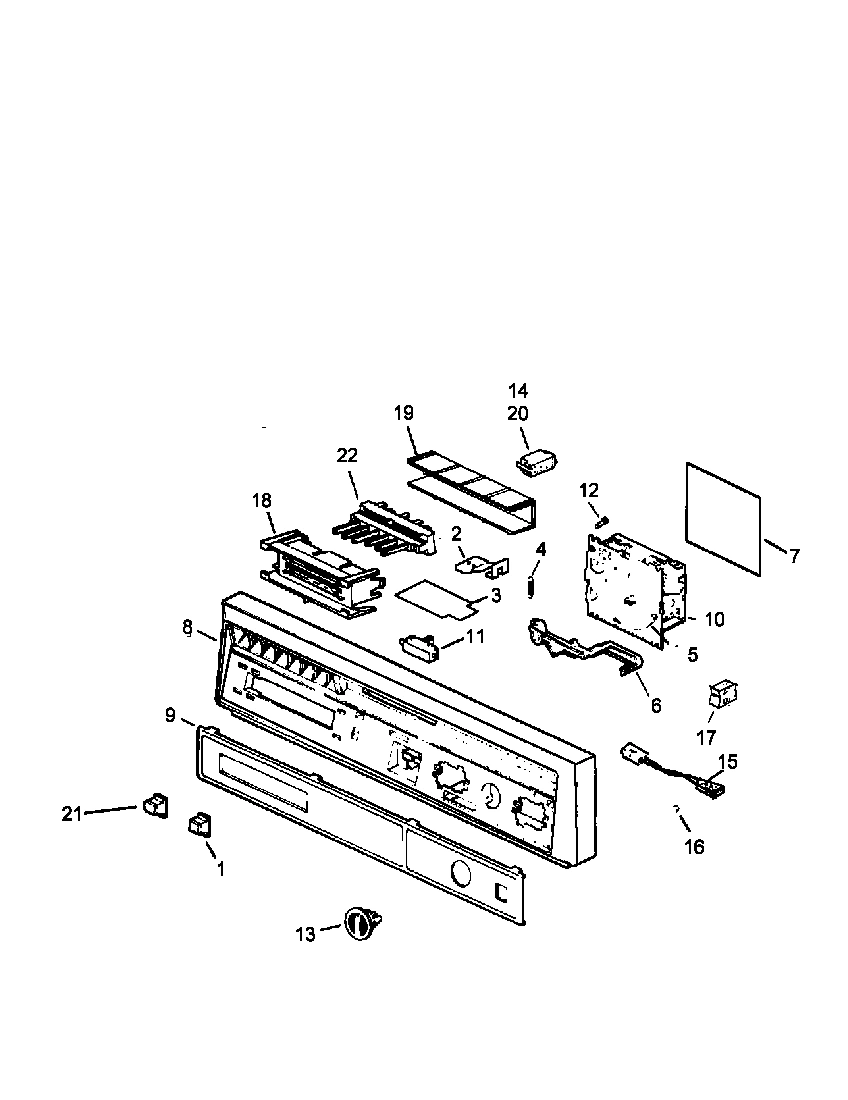 01 - CONTROL PANEL ASSY