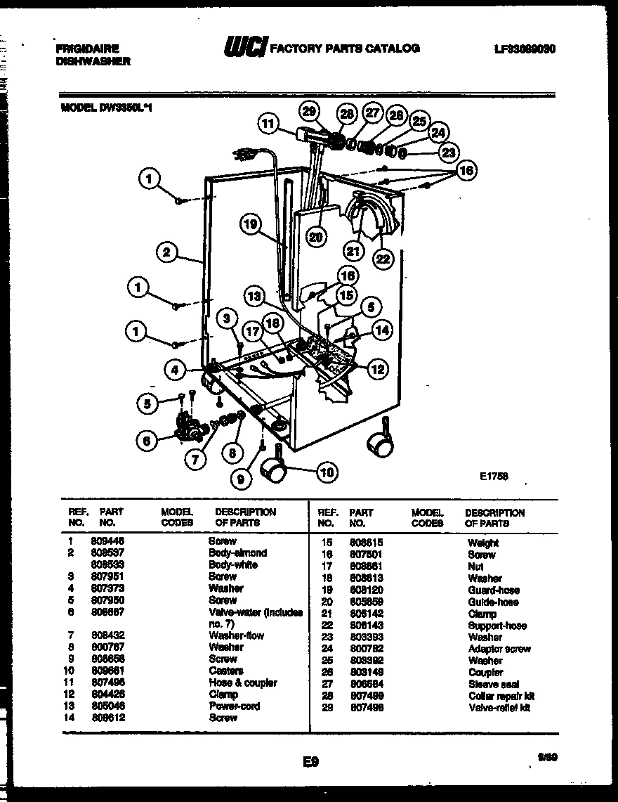 09 - CABINET PARTS