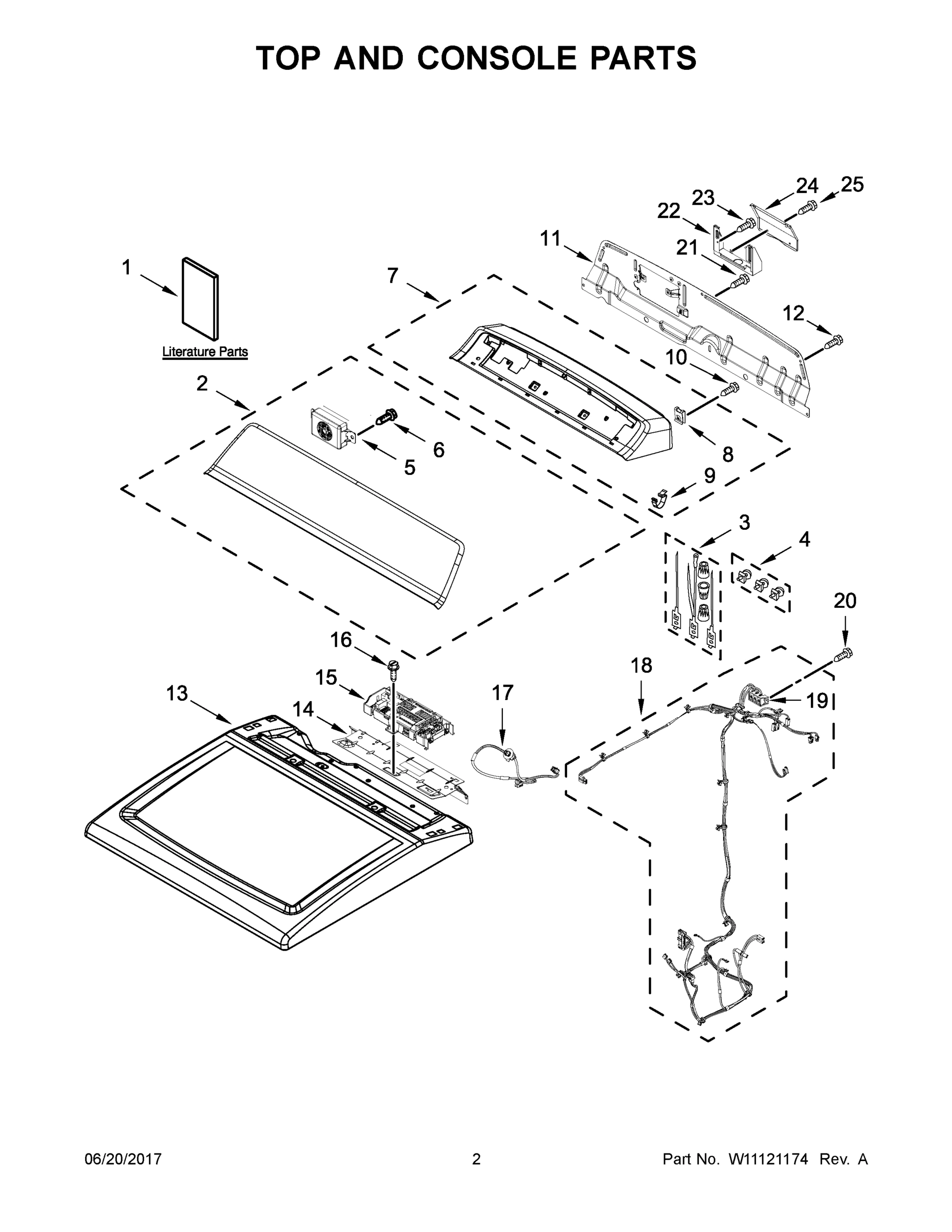 02 - TOP AND CONSOLE PARTS