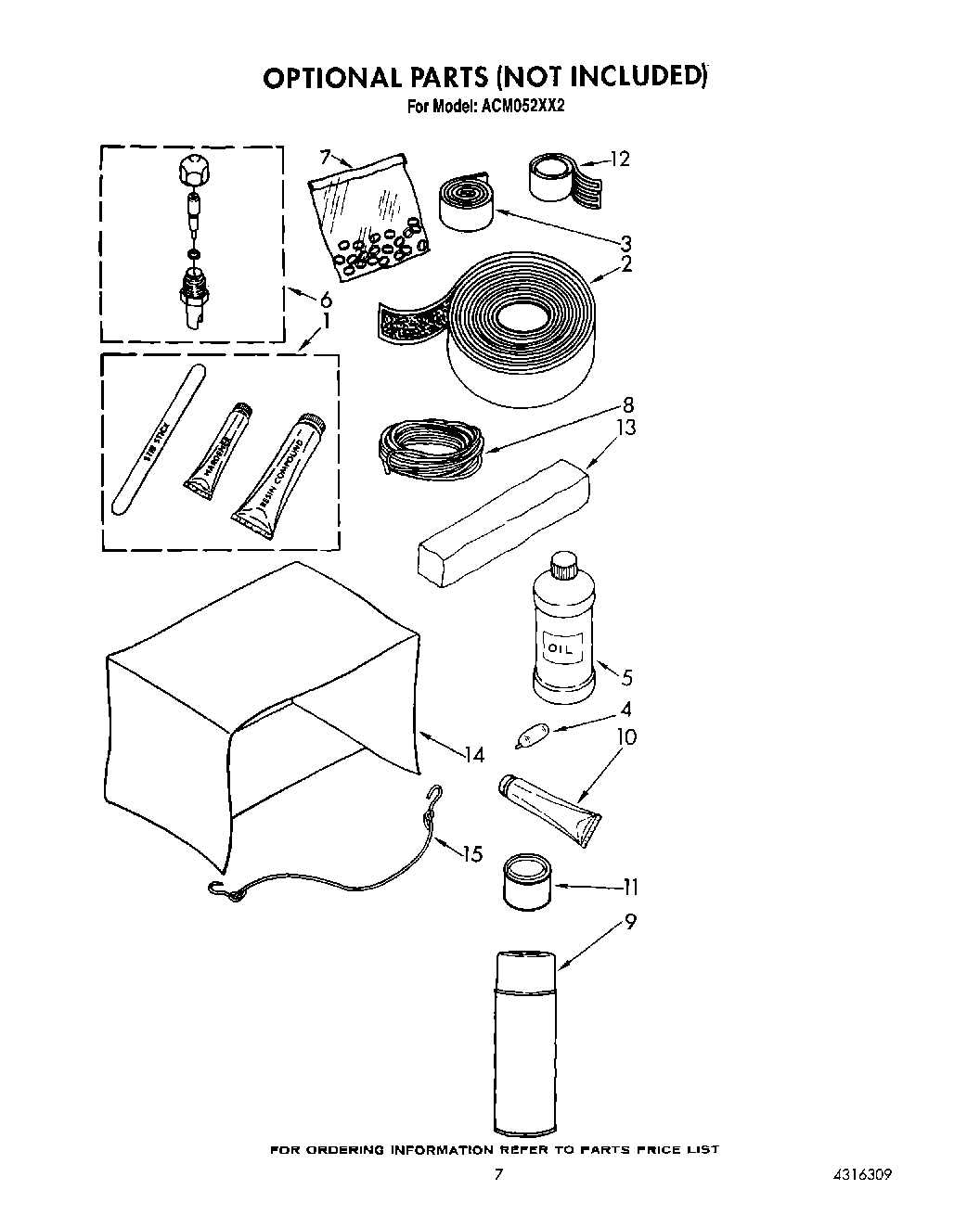 05 - OPTIONAL PARTS (NOT INCLUDED)