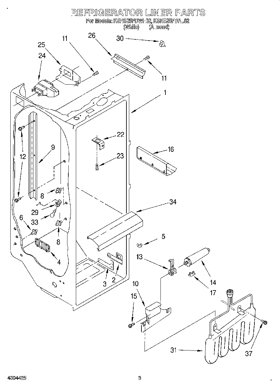 02 - REFRIGERATOR LINER