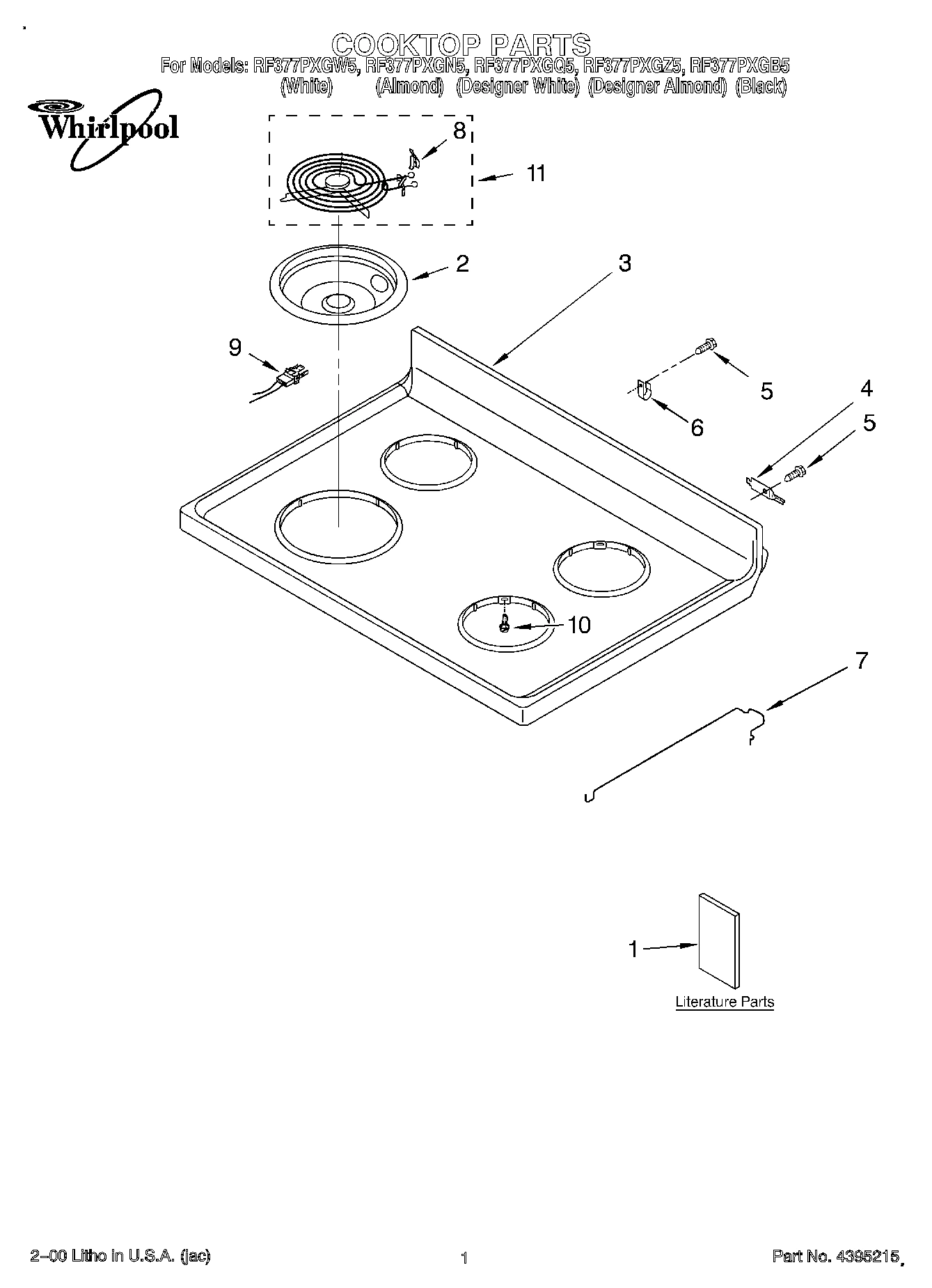 01 - COOKTOP, LITERATURE