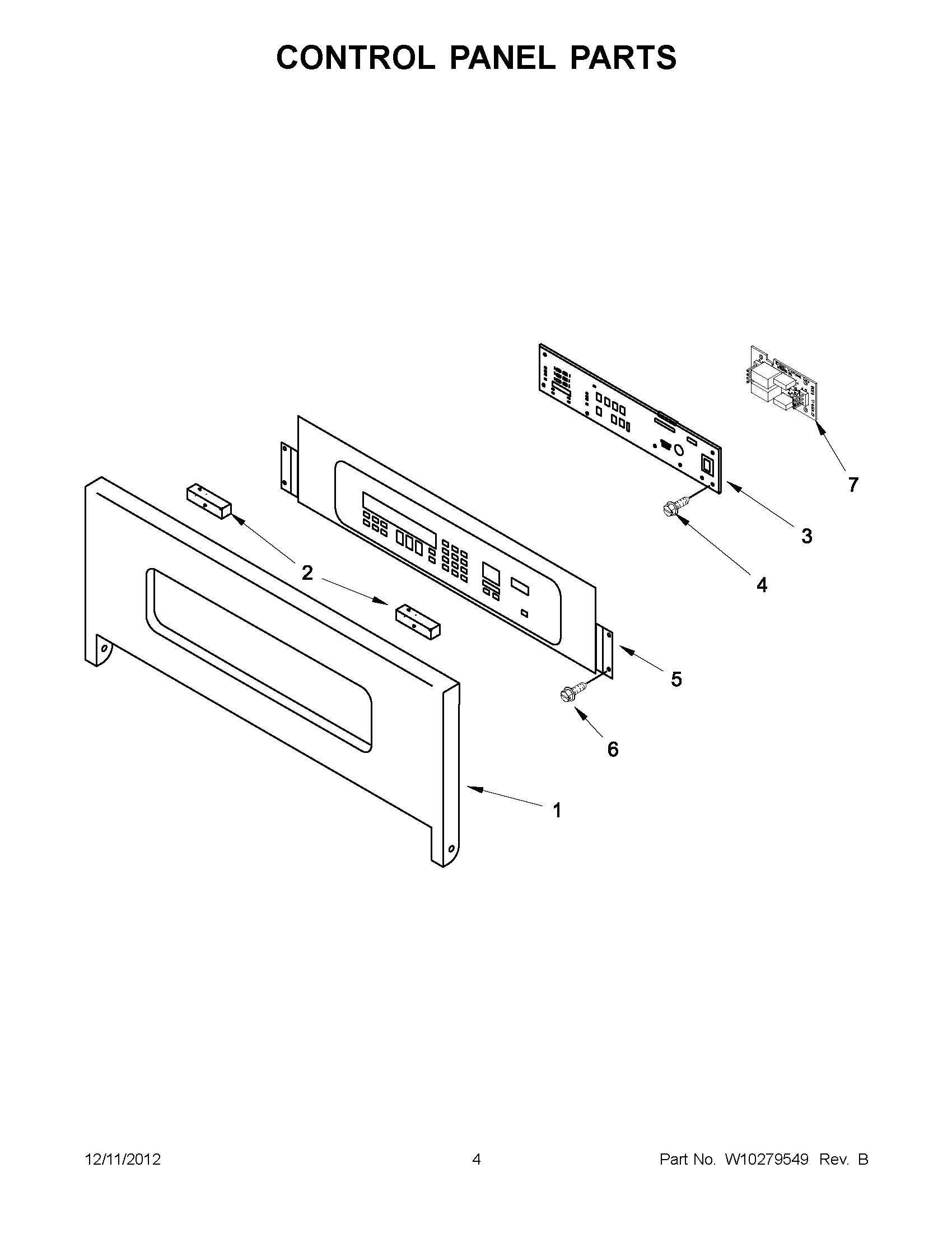 02 - CONTROL PANEL PARTS