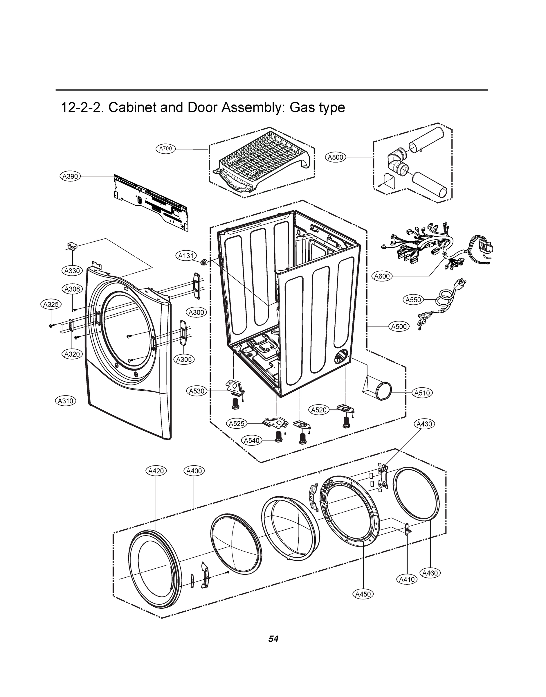 CABINET AND DOOR ASSEMBLY