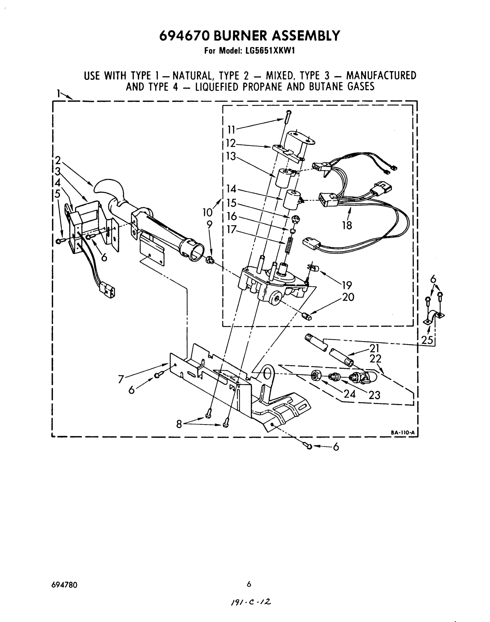 04 - 694670 BURNER