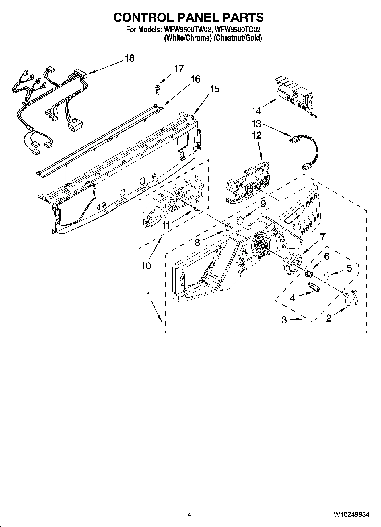 03 - CONTROL PANEL PARTS